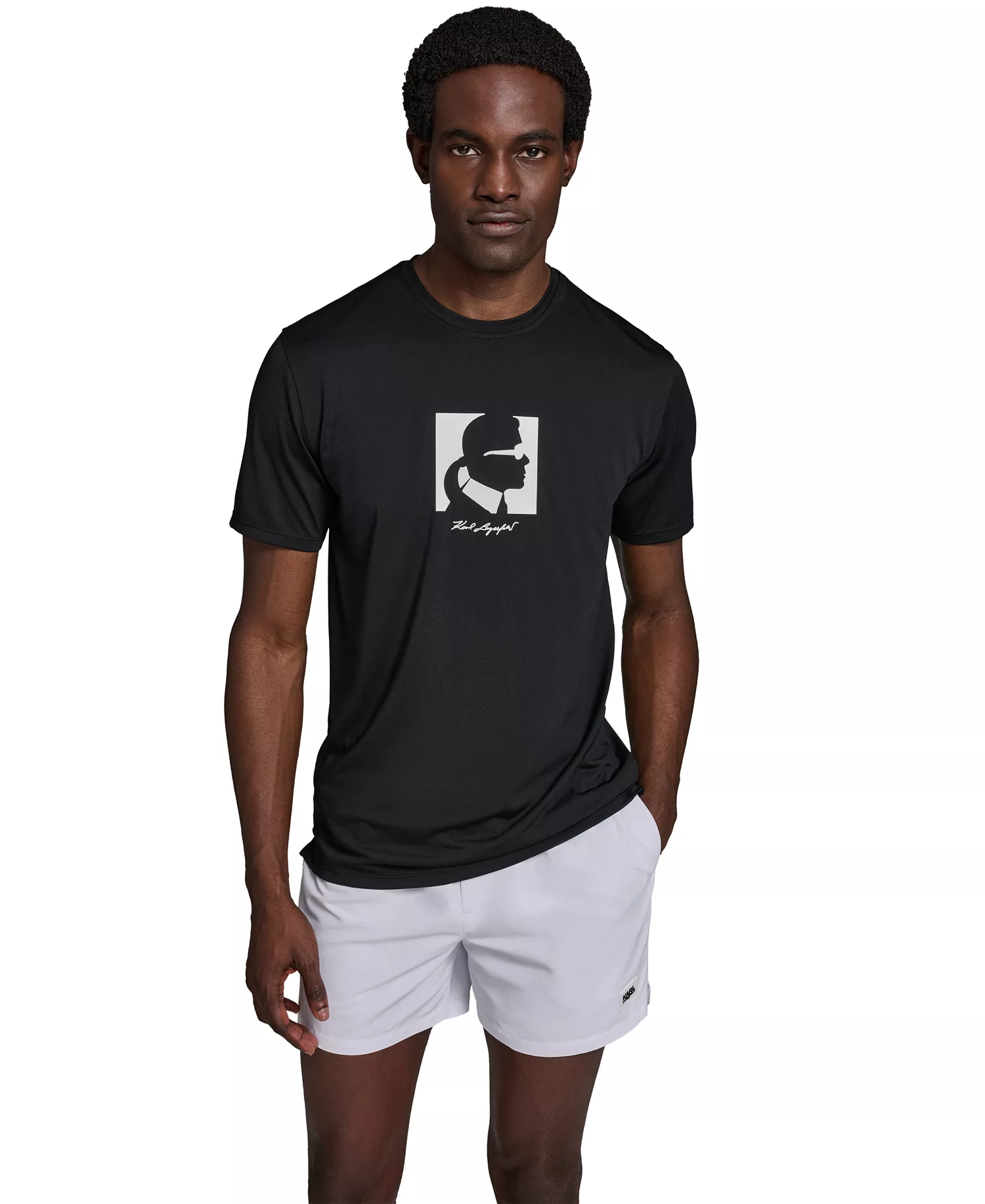 Men's Short-Sleeve Icon Rashguard - Black - 2XL