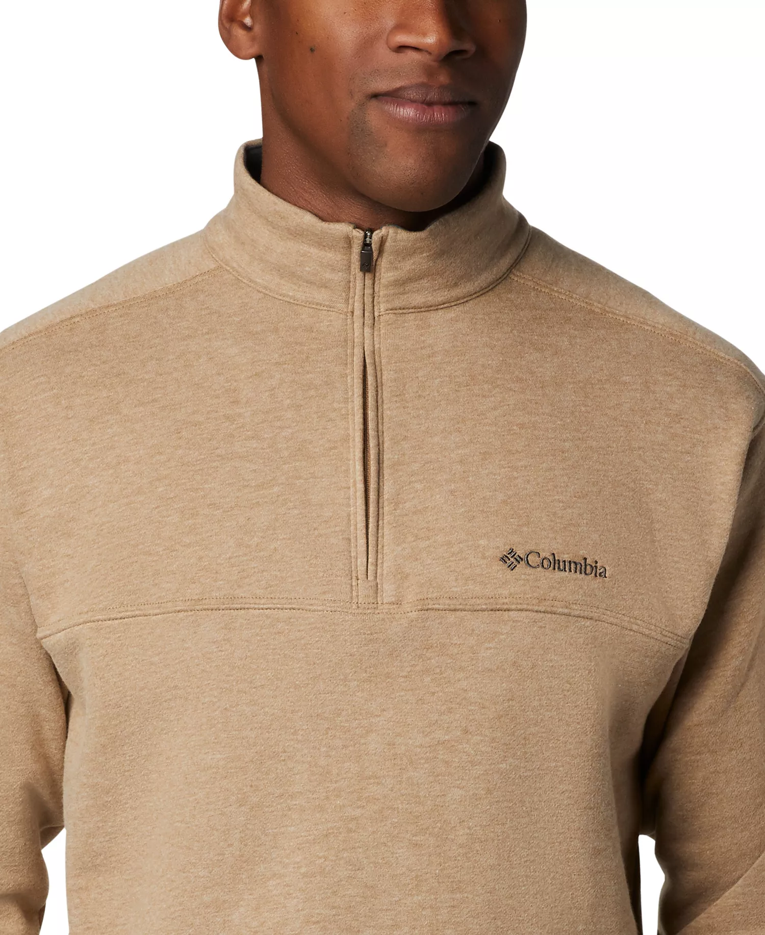 Men's Hart Mountain Half Zip Fleece Sweatshirt - Delta heather - L