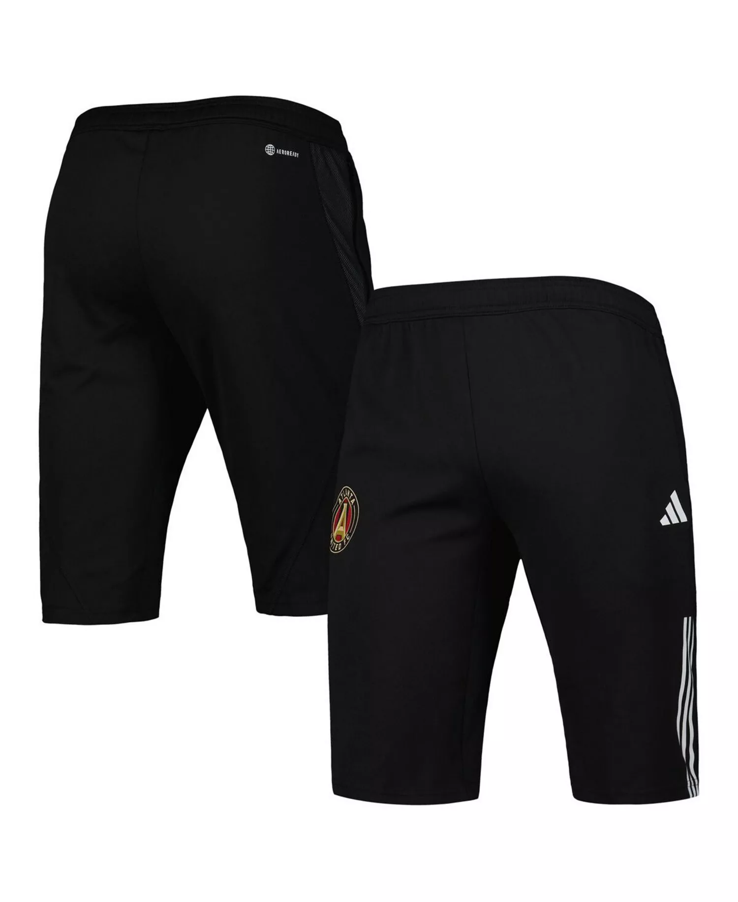 Men's Black Atlanta United FC 2023 On-Field Training AEROREADY Half Pants - Black - 2XL