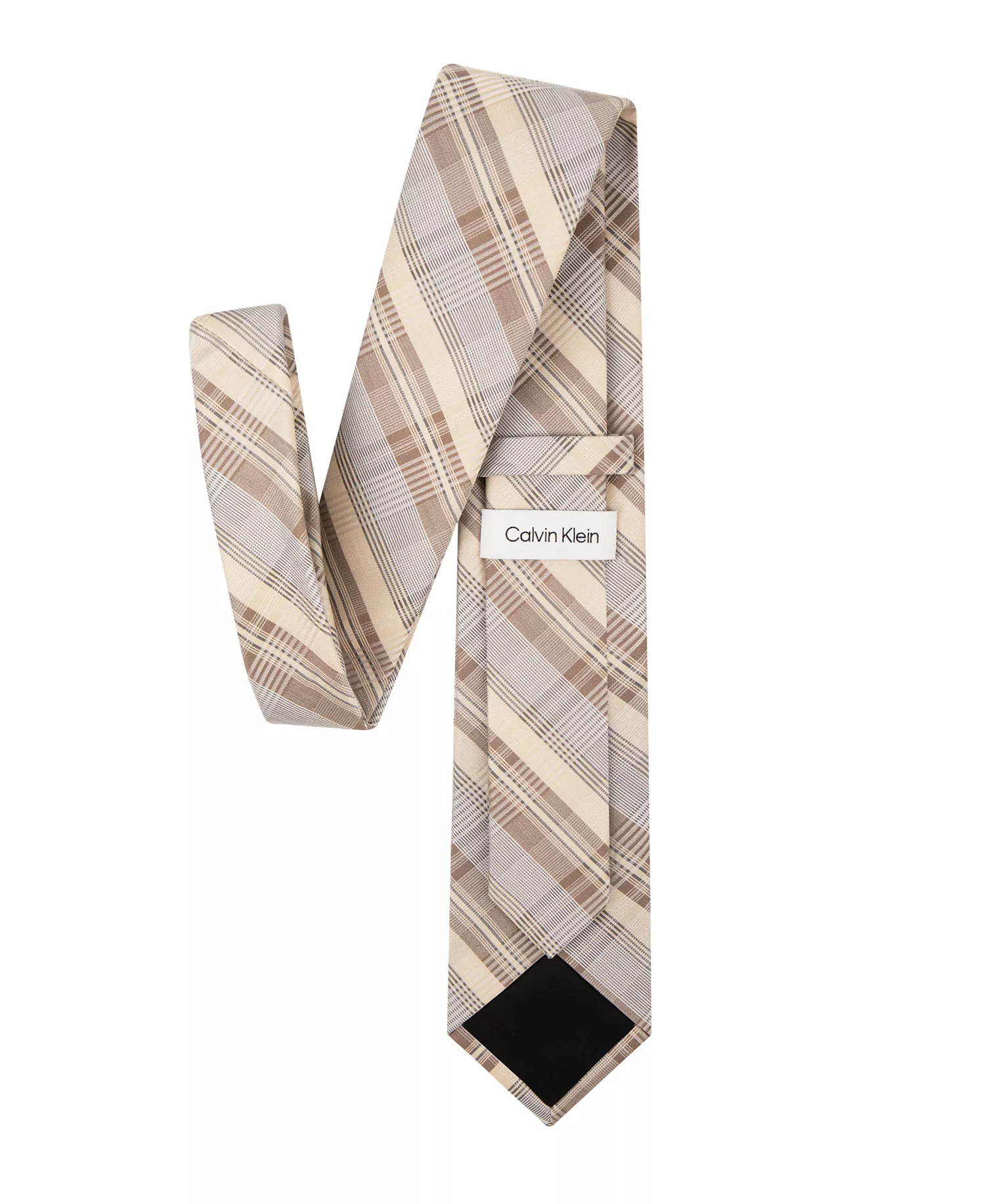 Men's Gibson Plaid Tie - Beige - ONE SIZE
