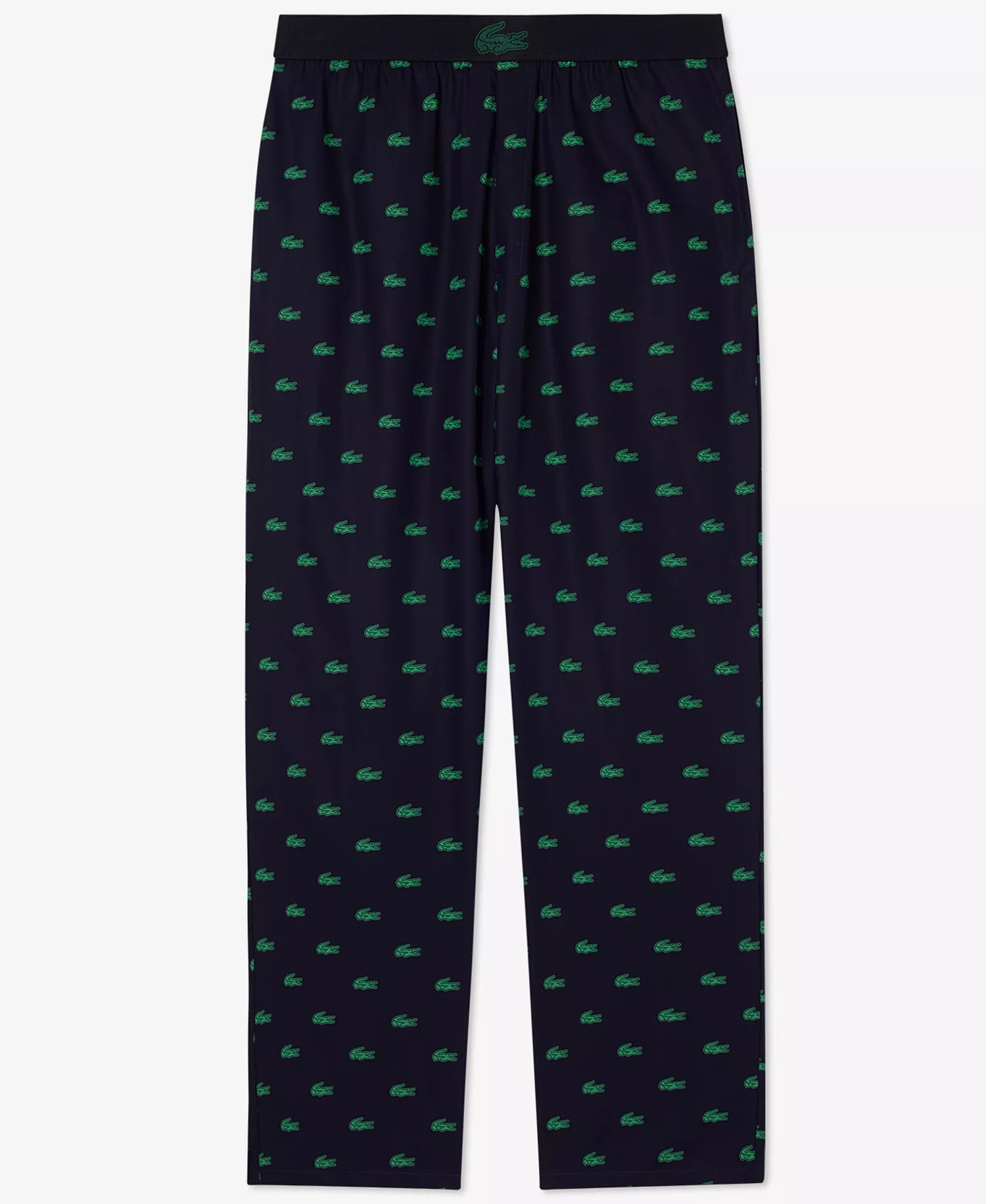 Men's Woven Logo Pajama Pants - Abysm/Green - 2XL