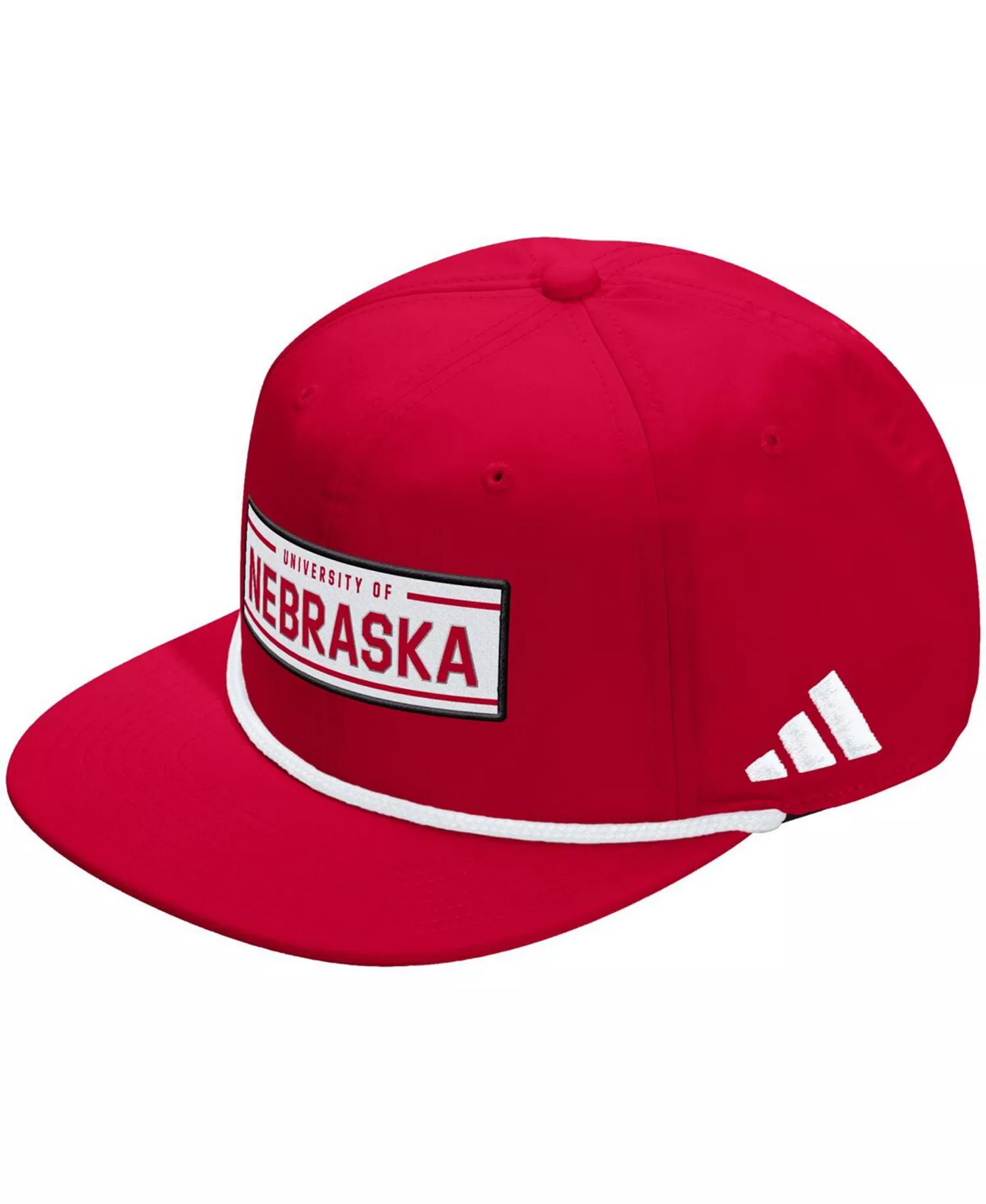 Men's and Women's Scarlet Nebraska Huskers Locker Room Rope Adjustable Hat - Scarlet - ONE SIZE