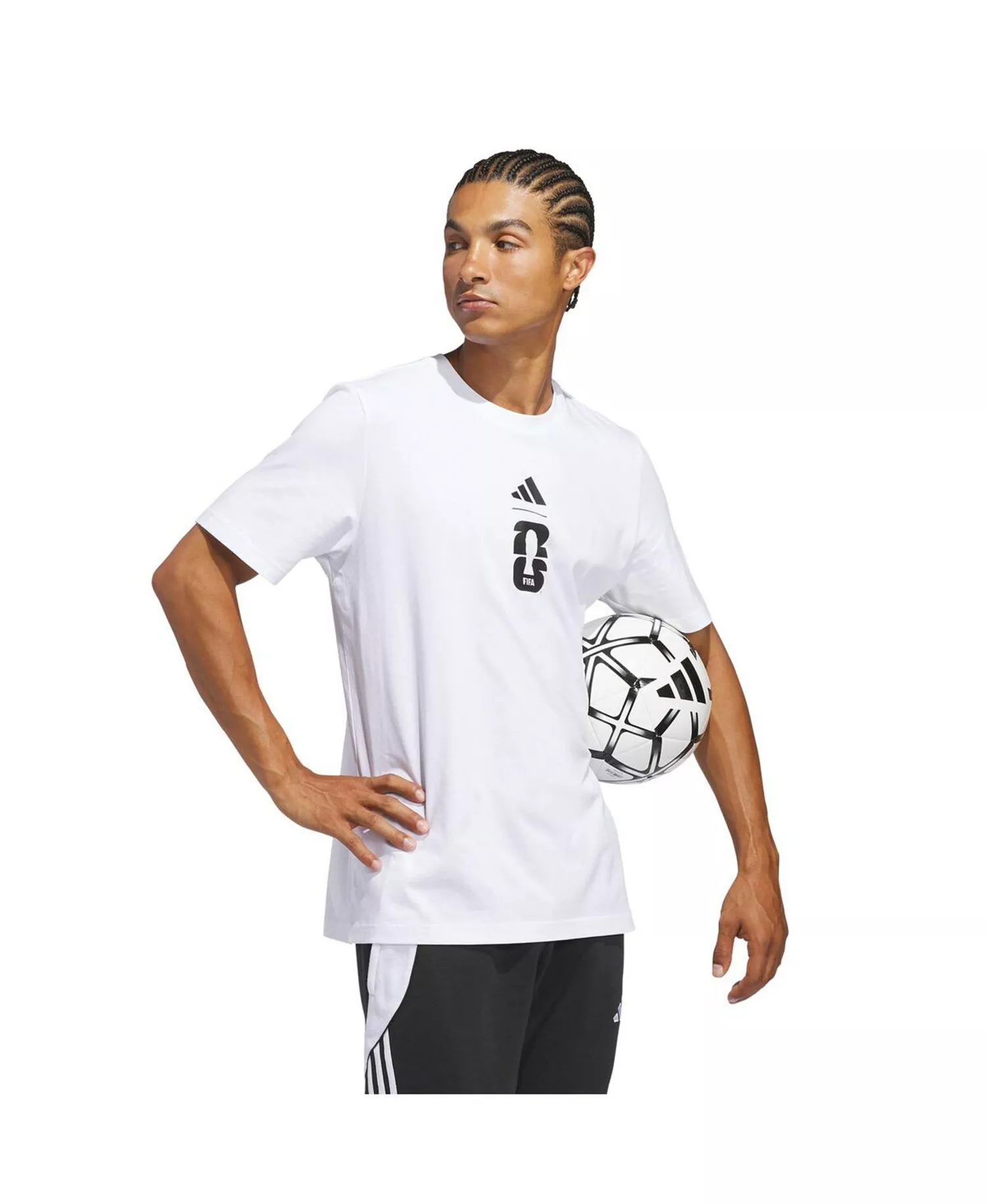 Men's White 2026 FIFA World Cup Match Ball T-Shirt - White - 3XL
