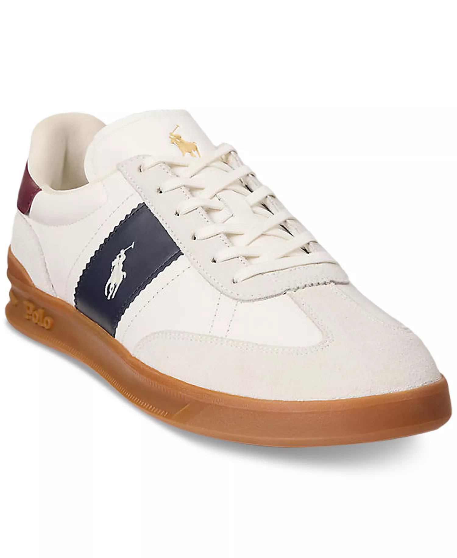 Men's Heritage Aera Low Top Lace-Up Sneakers - White - 10.5D