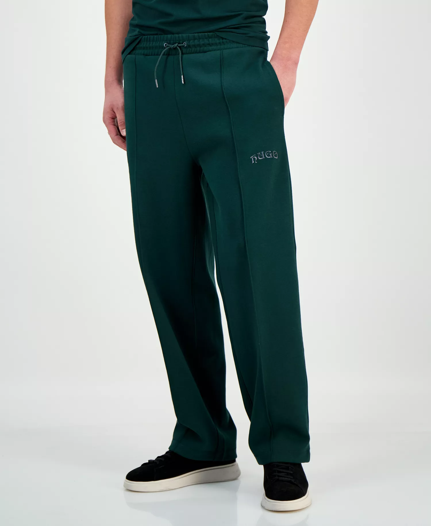 Hugo Fit Men's Dadsinolo Regular-Fit Drawstring Jogger Pants - Open Green - 2XL