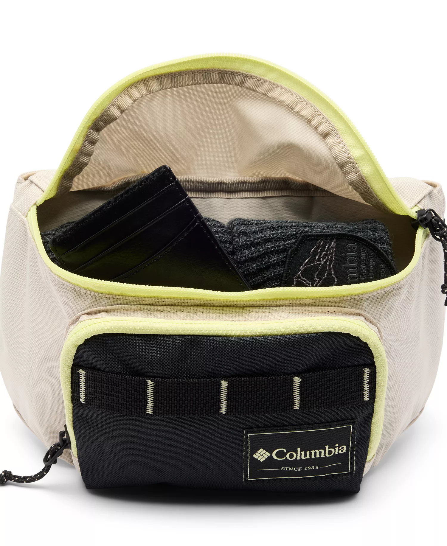 Men's Zigzag Hip Pack - Dark stone, Black - ONE SIZE