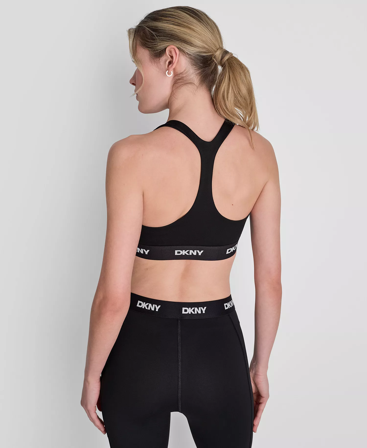 Women's Balance Compression Logo Sports Bra - Black - L