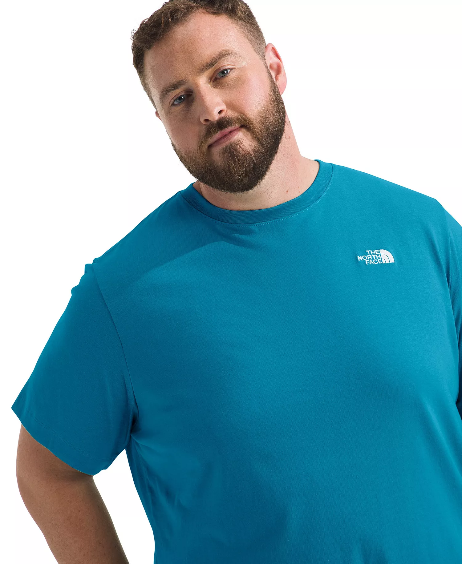 Men's Big Evolution Simple Dome Short Sleeve T-Shirt - Dusk Blue - 2X