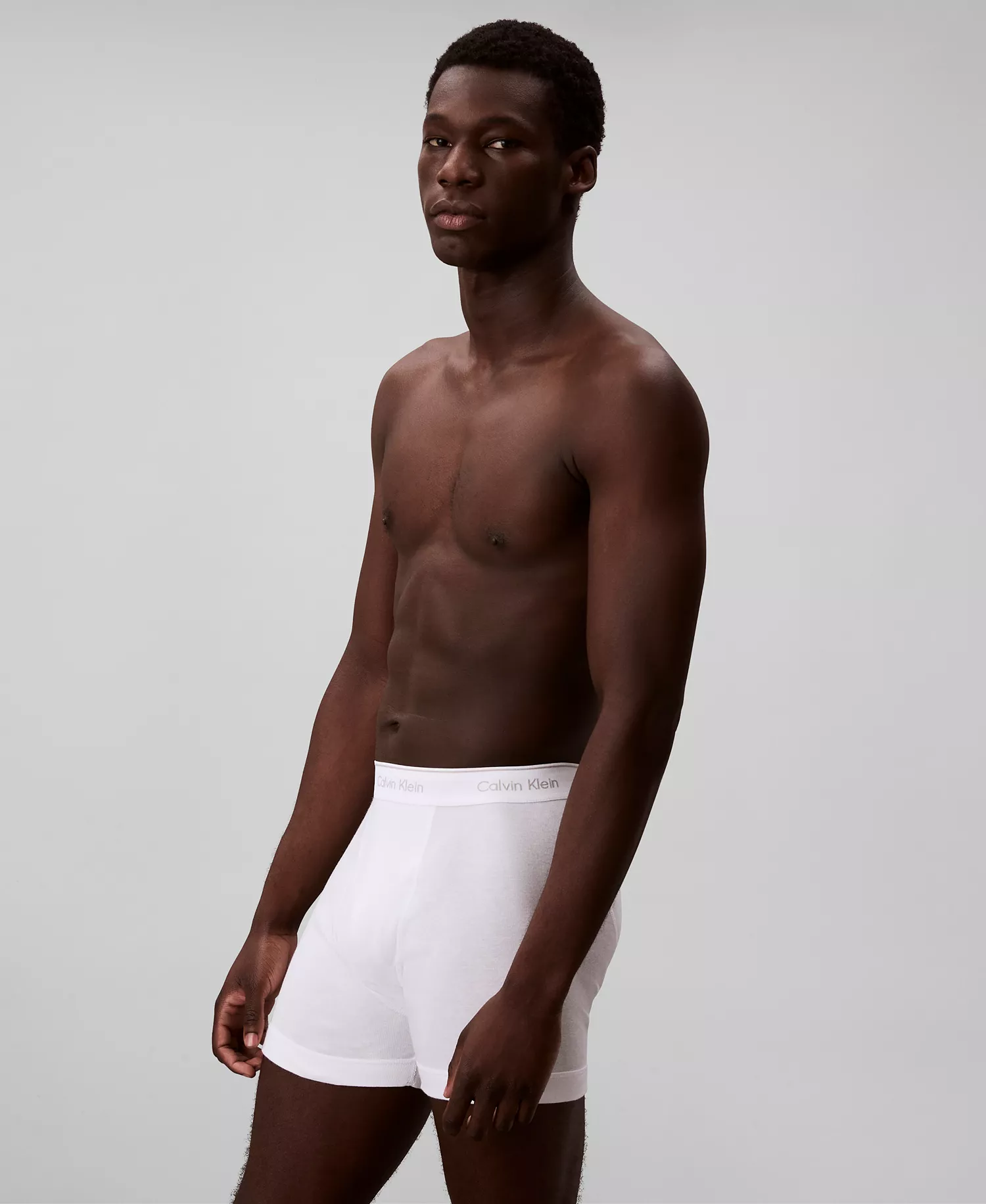 Men's 5+1 Bonus Pack Classic Cotton Boxer Briefs  - Black - L