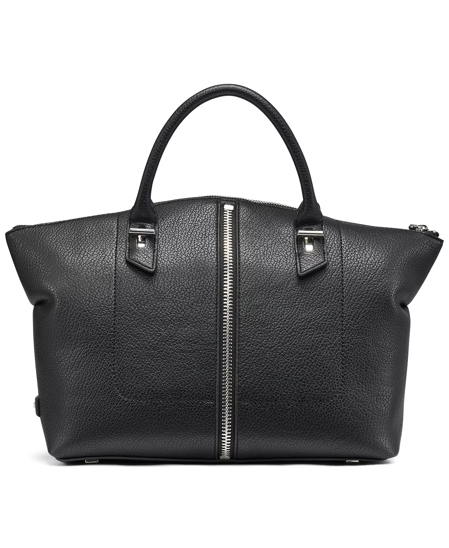 Women's Zinna Small Satchel Bag - Black/Silver - ONE SIZE
