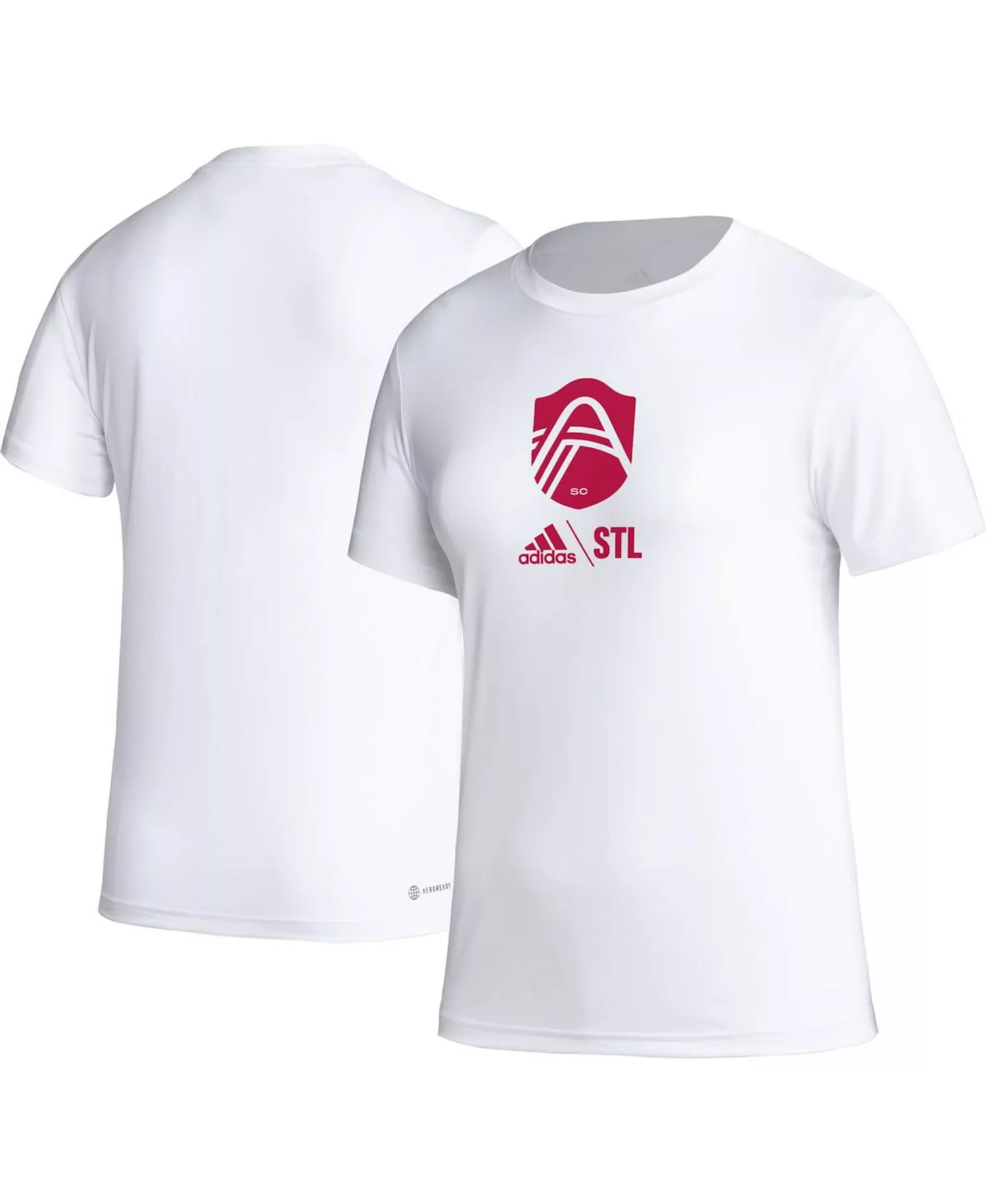 Women's White St. Louis City SC AEROREADY Club Icon T-shirt - White - L