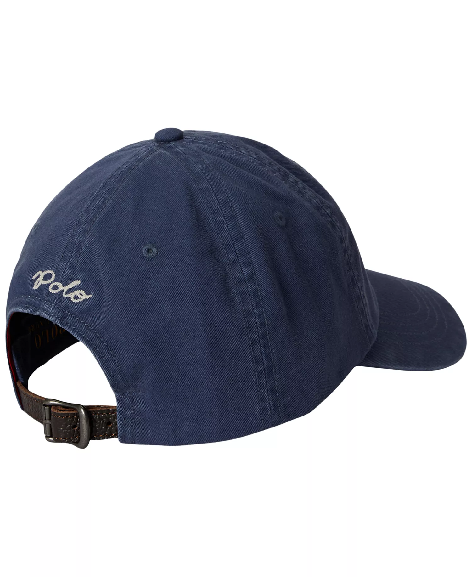 Flag-Embroidered Twill Ball Cap - Light Navy - ONE SIZE