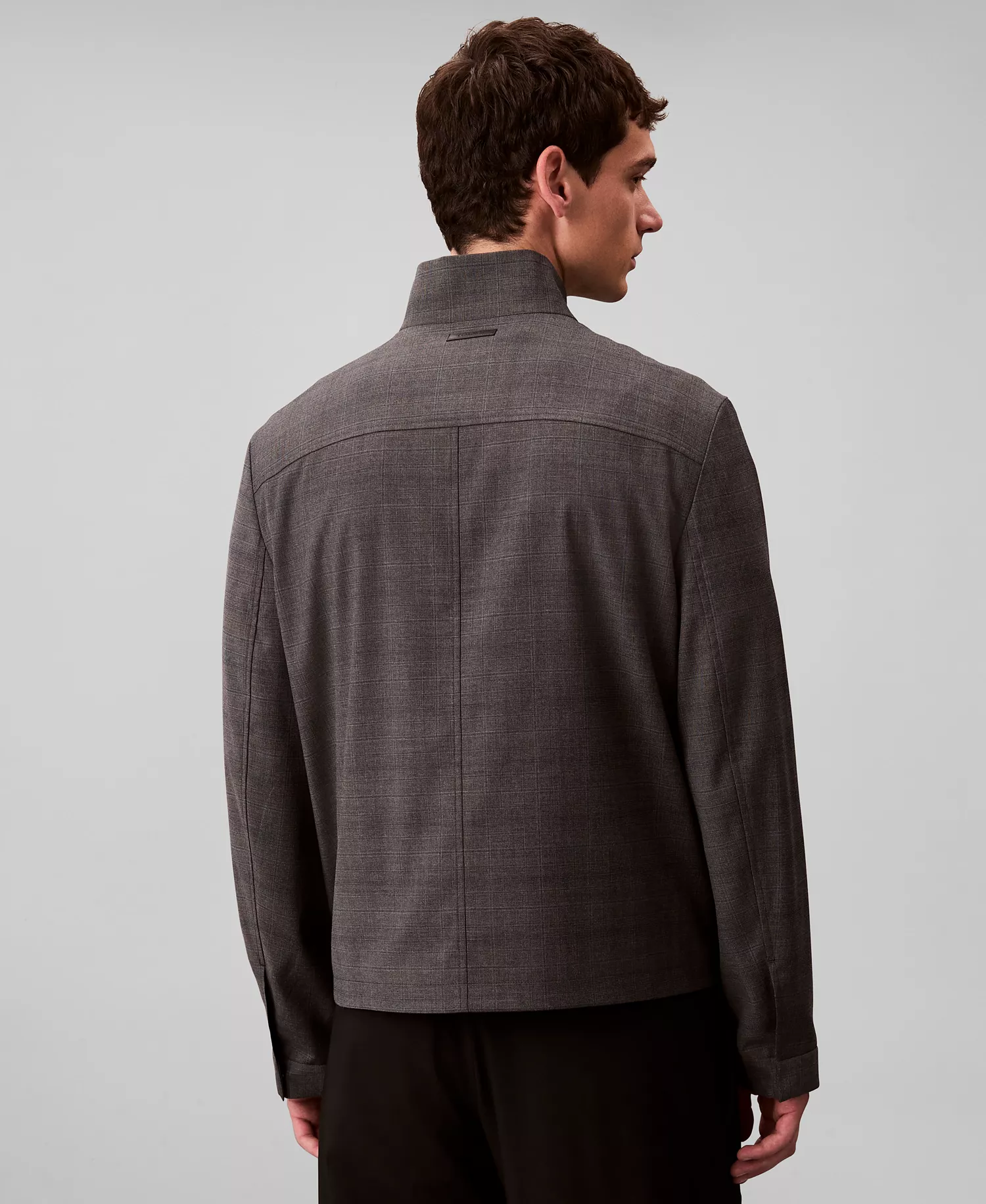 Men's Yarn-Dyed Zip Jacket - Charcoal Heather - 2XL