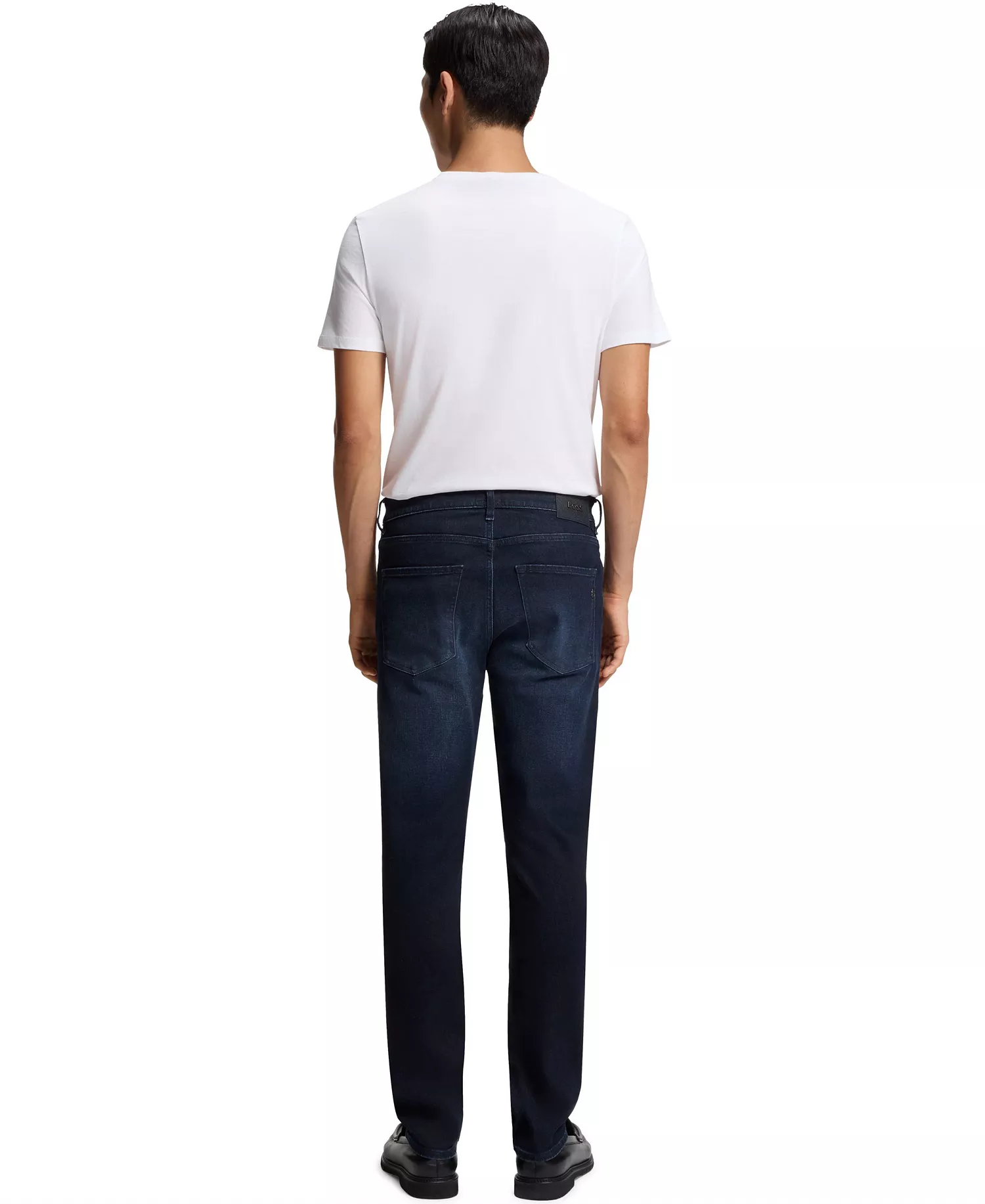 Men's Dark-Blue Stretch Denim Delaware Slim-Fit Jeans - Dark Blue - 30x32