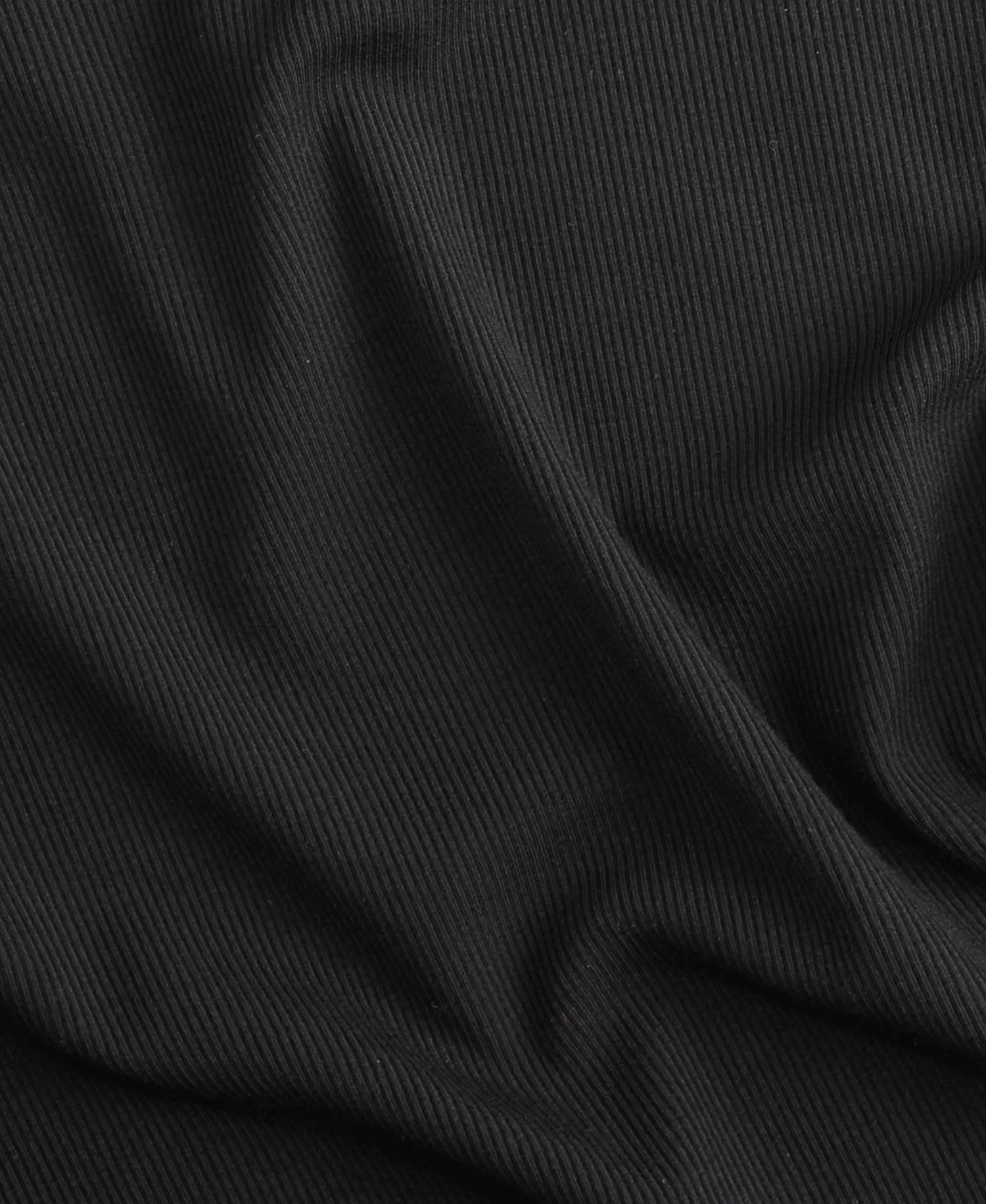 Petite Side-Ruched Ribbed Knit T-Shirt, Macy's Exclusive - Deep Black - P/L