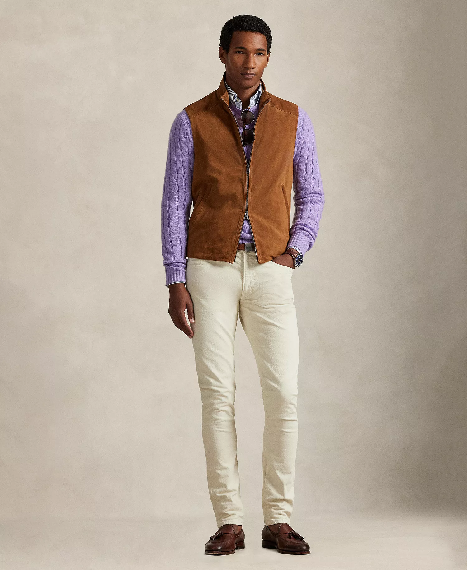 Men's Sullivan Zip-Fly Denim Jeans - Andover Cream - 30x30