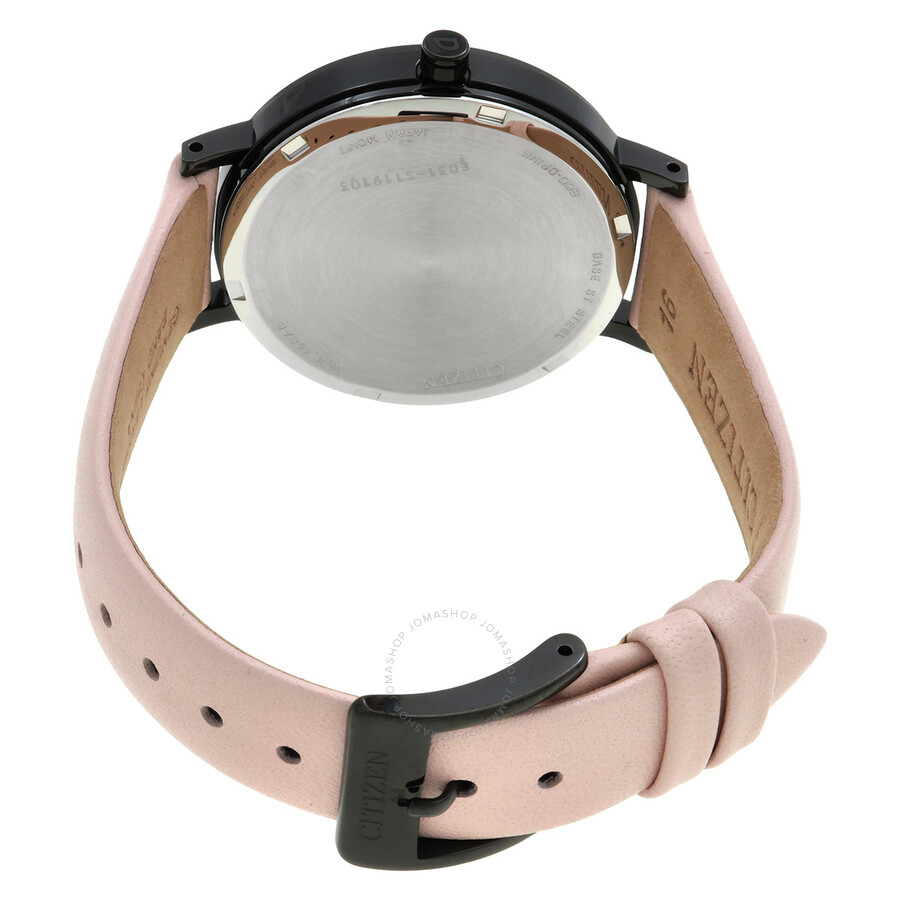 Citizen Eco-Drive Checkered Black Dial Ladies Watch