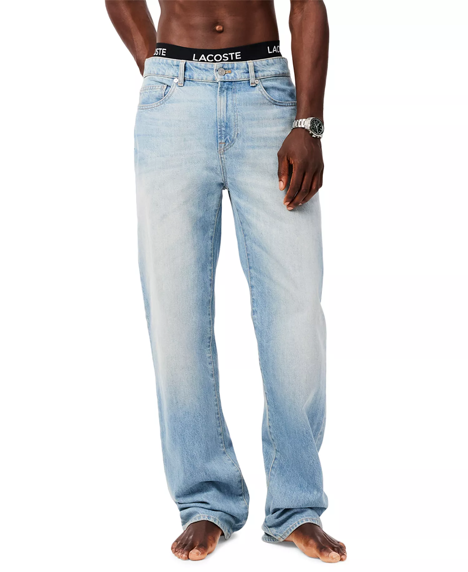 Men's 5- Pack Cotton Stretch Boxer Briefs - Black - L