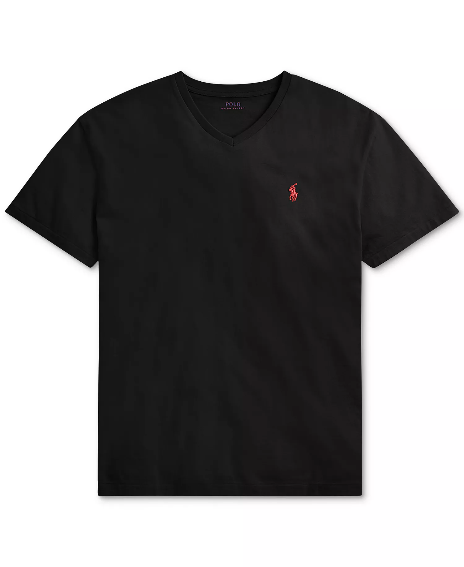 Men's Classic-Fit V-Neck T-Shirt - Black - 2XL