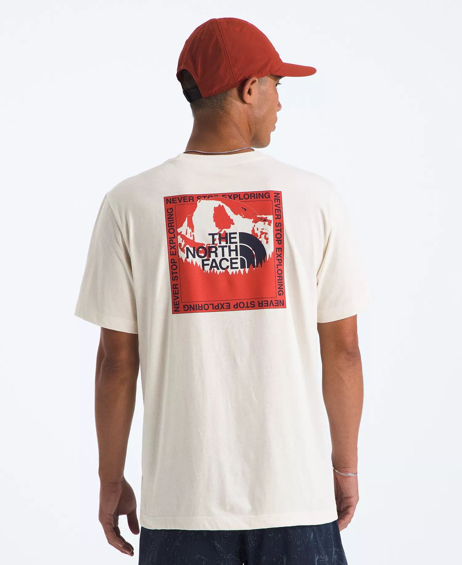 Men's Stay Exploring Short-Sleeve T-Shirt - White Dune - 2XL