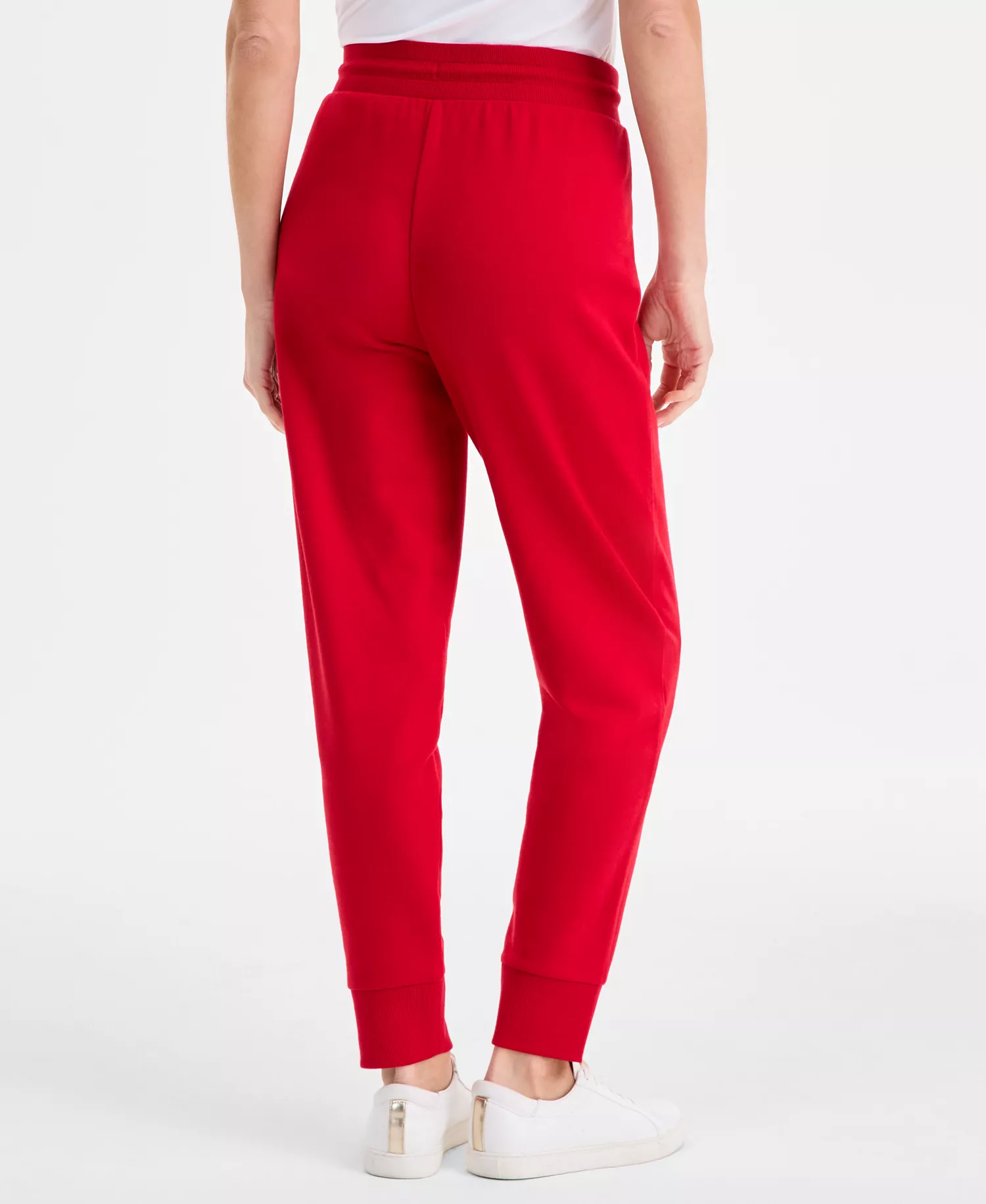 Nautica Women's Hotfix Logo Jogger Pants - Haute Red - M