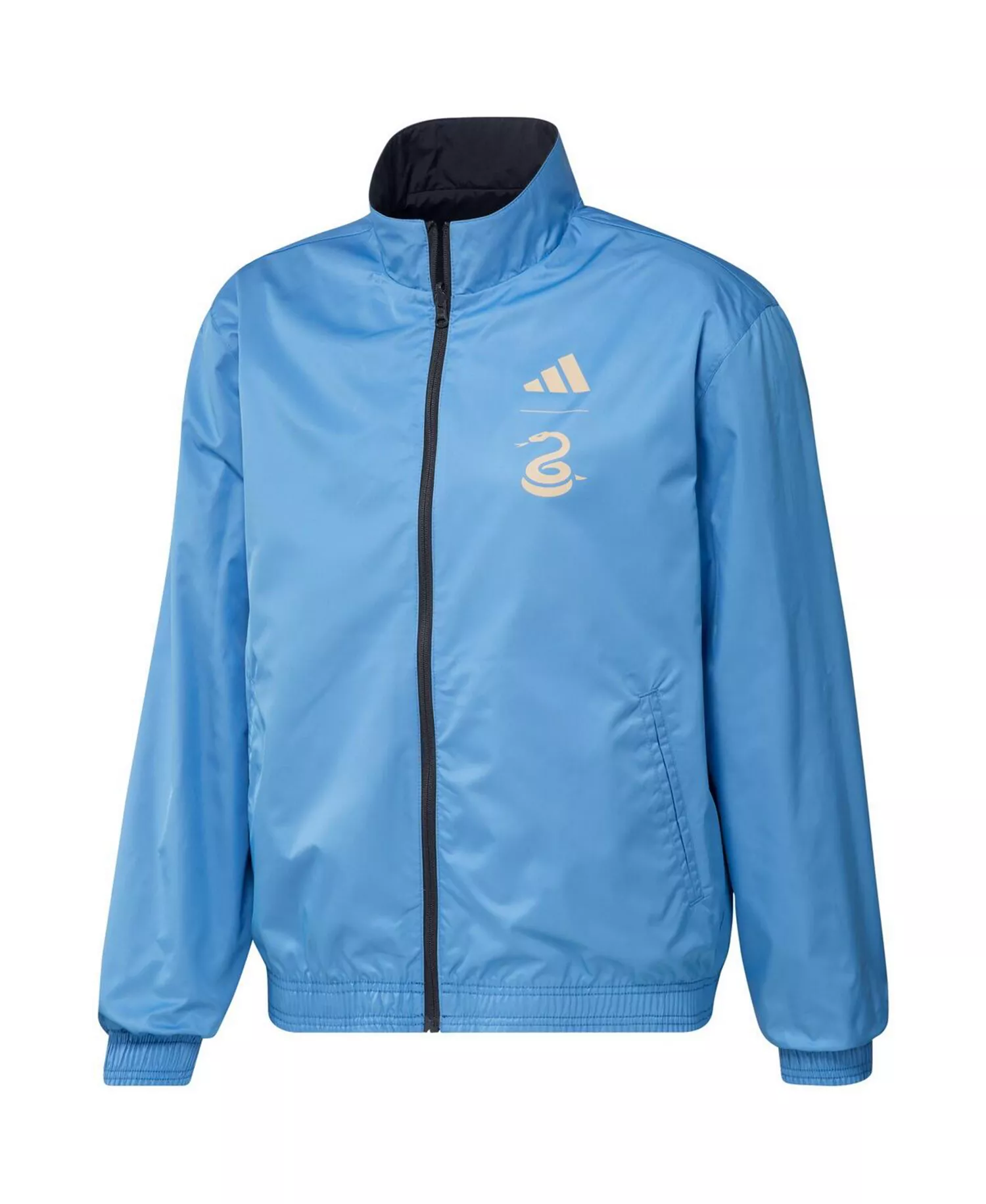 Men's Navy and Light Blue Philadelphia Union 2023 On-Field Anthem Full-Zip Reversible Team Jacket - Navy, Light Blue - L