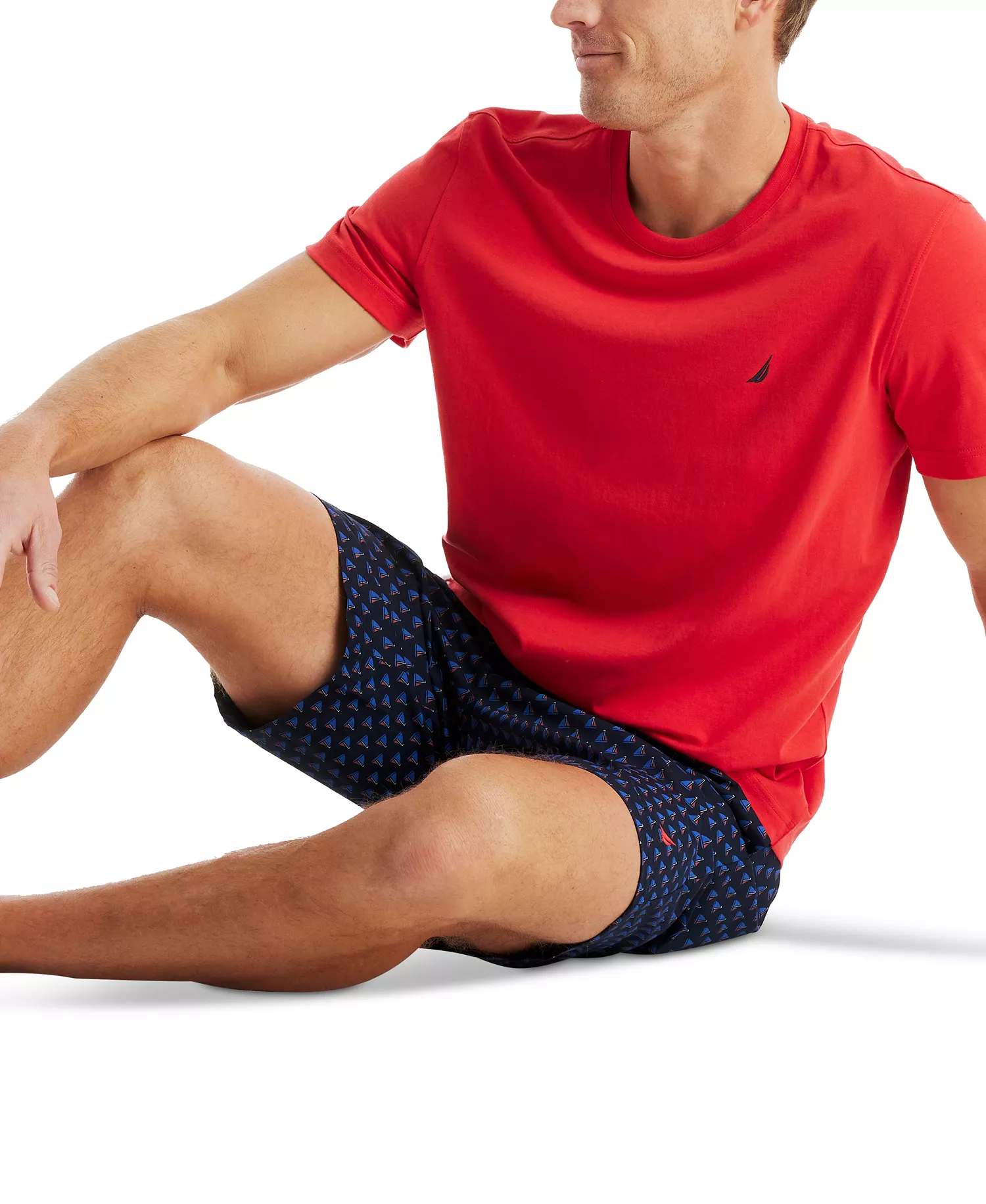 Men's Short Sleeve Sleep T-Shirt - Poolside Aqua - L