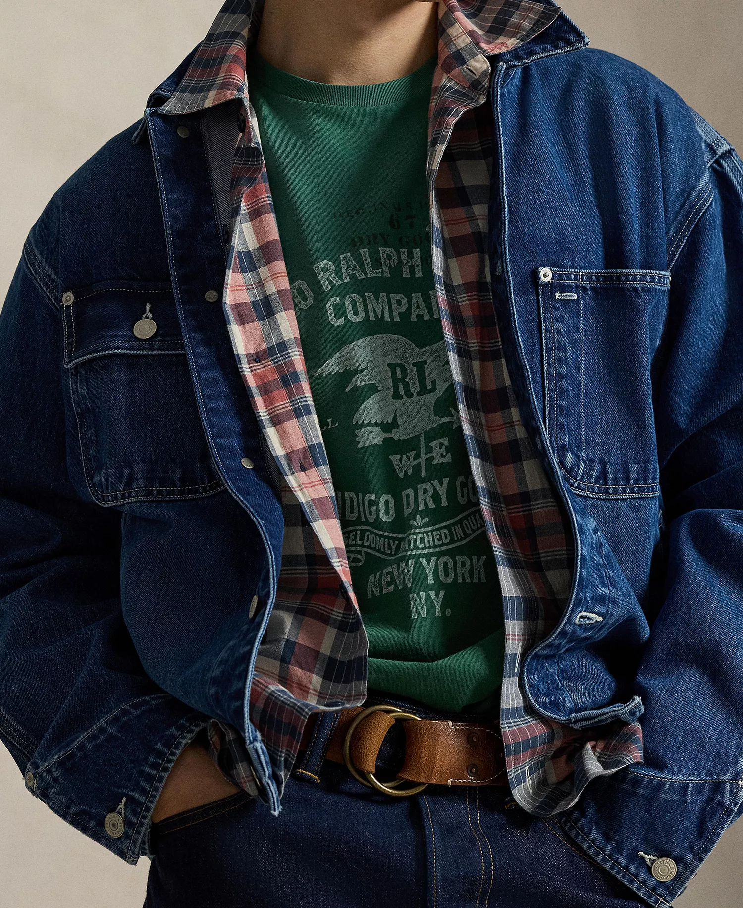 Men's Crewneck Graphic T-Shirt - Antique Green - 2XL