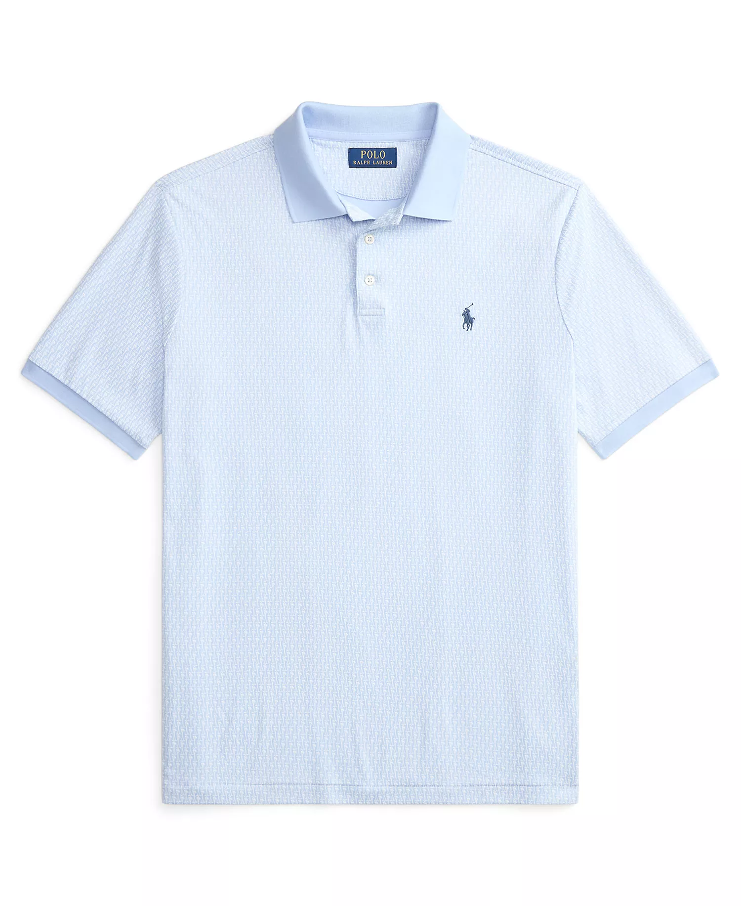 Men's Short-Sleeve Classic-Fit Polo Shirt - Mini Mallets/Office Blue - 2XL