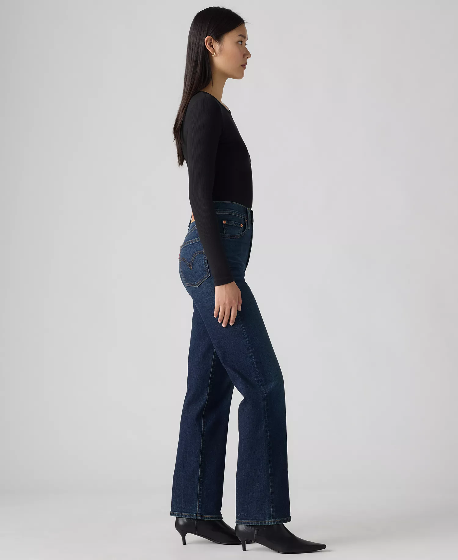 Women's Ribcage High-Rise Straight-Leg Jeans - Get Organic - 24