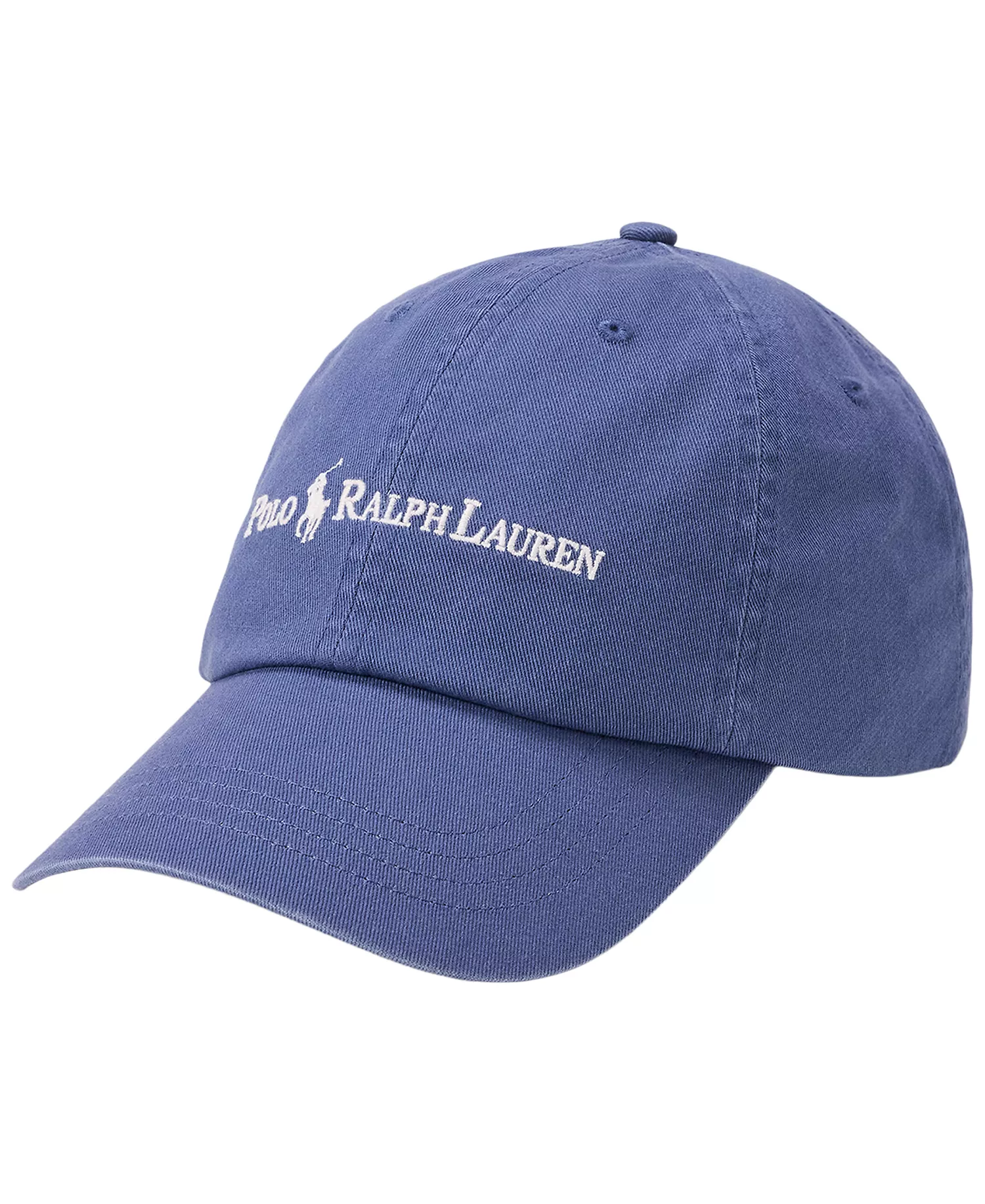 Men's Embroidered Twill Cap - Earth Blue - ONE SIZE