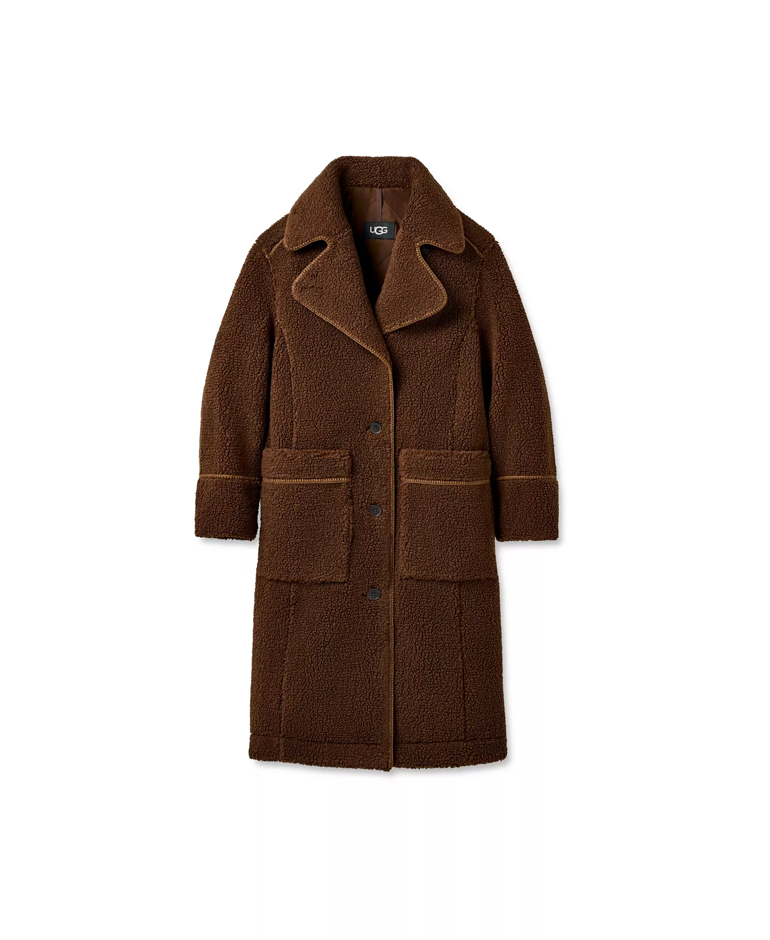UGG Women's Sema Fluff Coat - Black - L