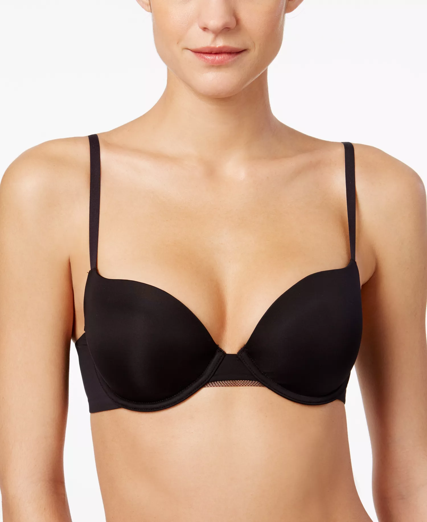 Litewear Spacer T-Shirt Bra DK4001 - Black - 32 - A