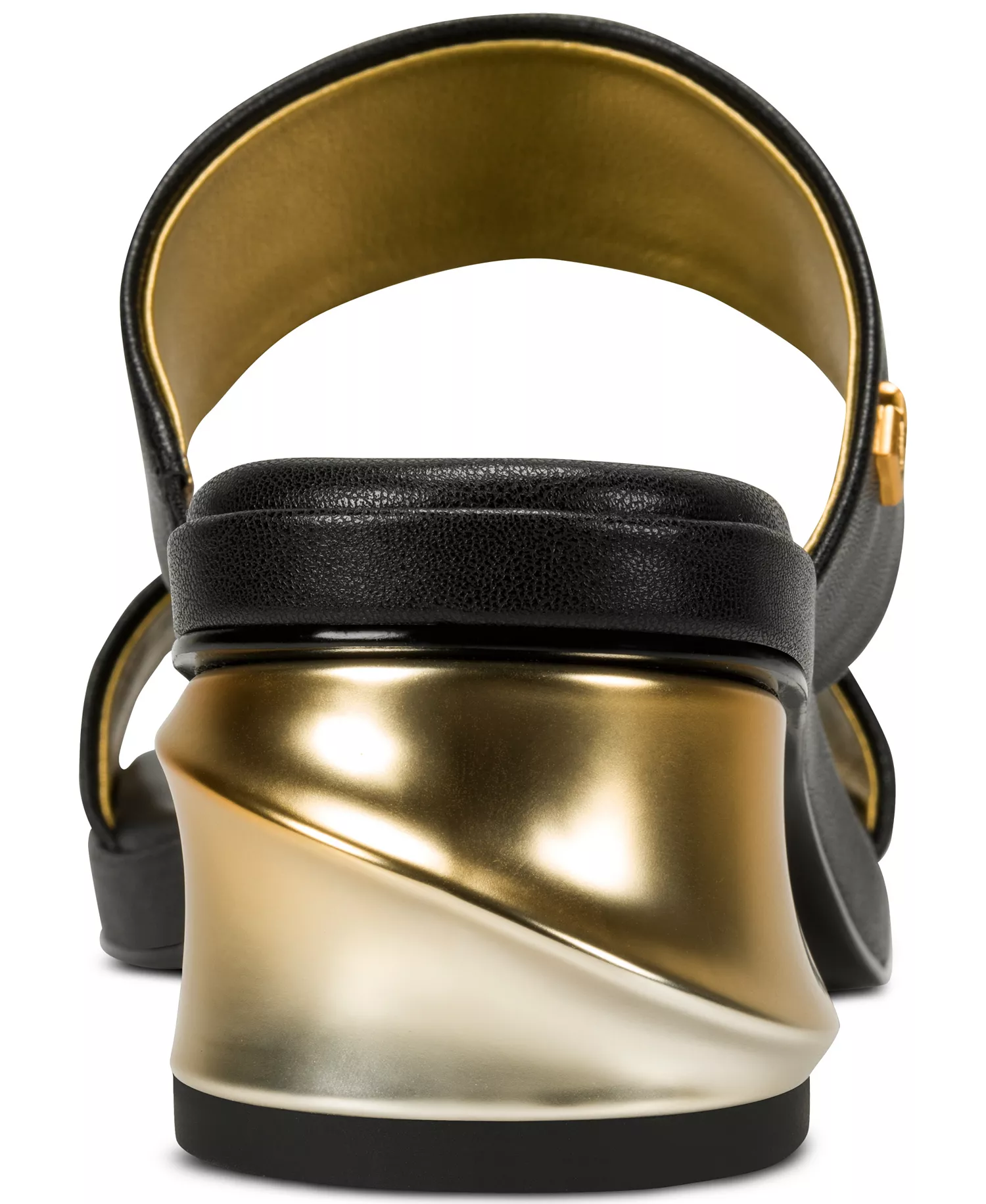 Women's Teagan Double Band Dress Sandals - Black - 10