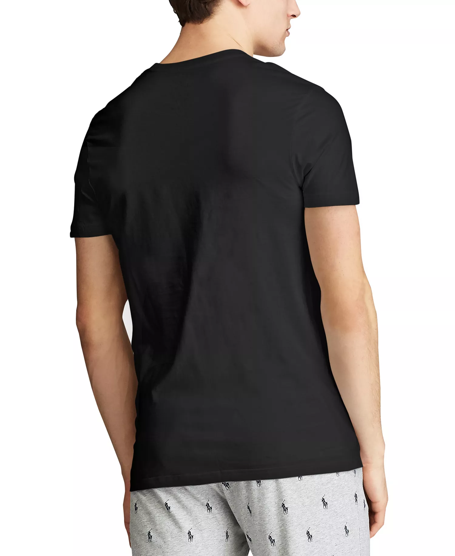 Men's 5-Pack Crew-Neck Undershirts - Polo Black - 2XL