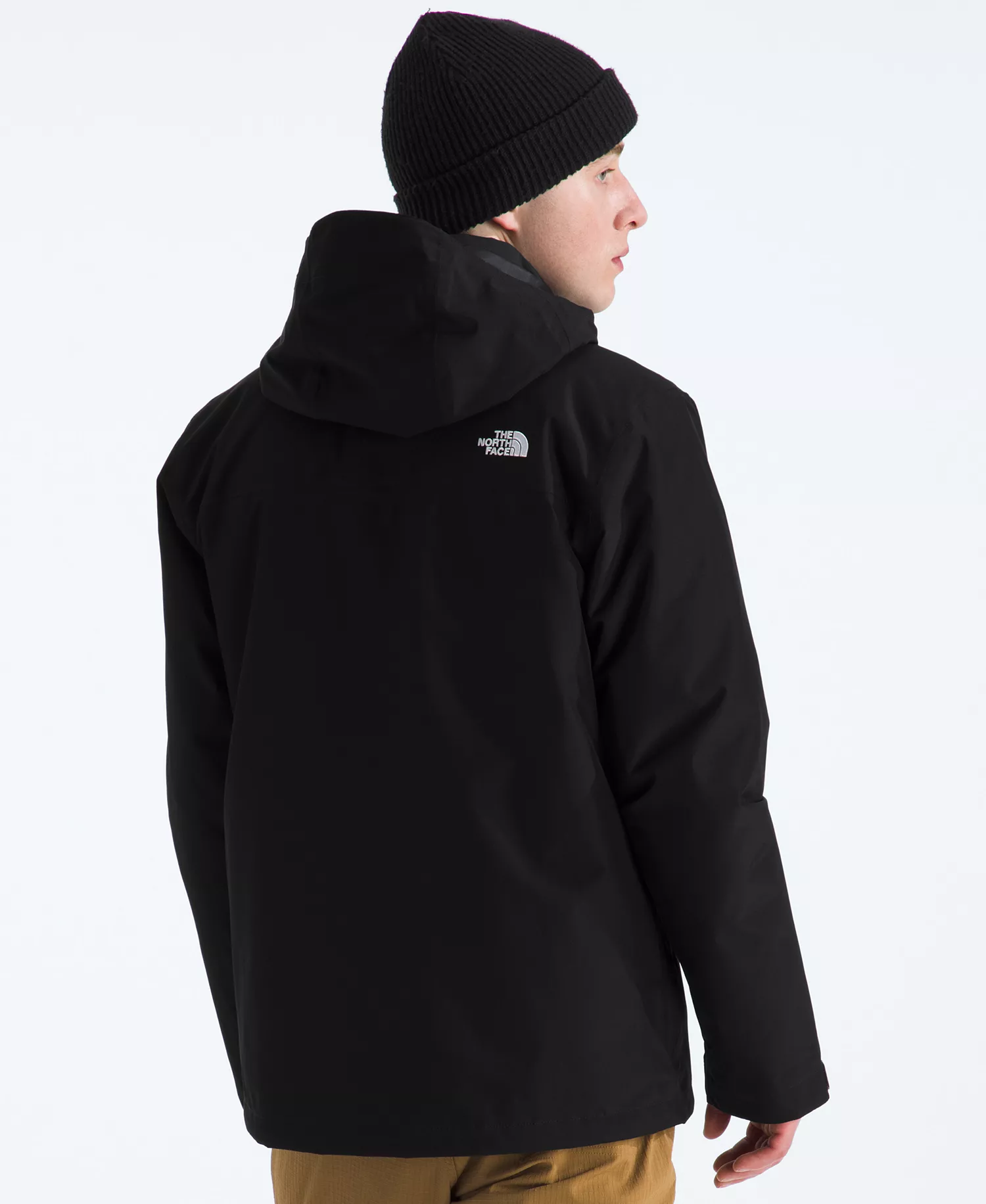 Mens Carto Mono Triclimate Hooded Jacket - Black - 2XL