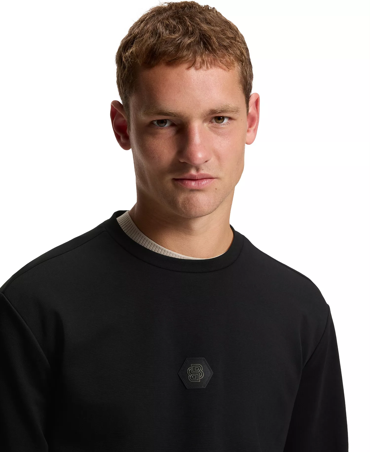 Men's Monogram Cotton-Blend Sweatshirt - Black - 2XL