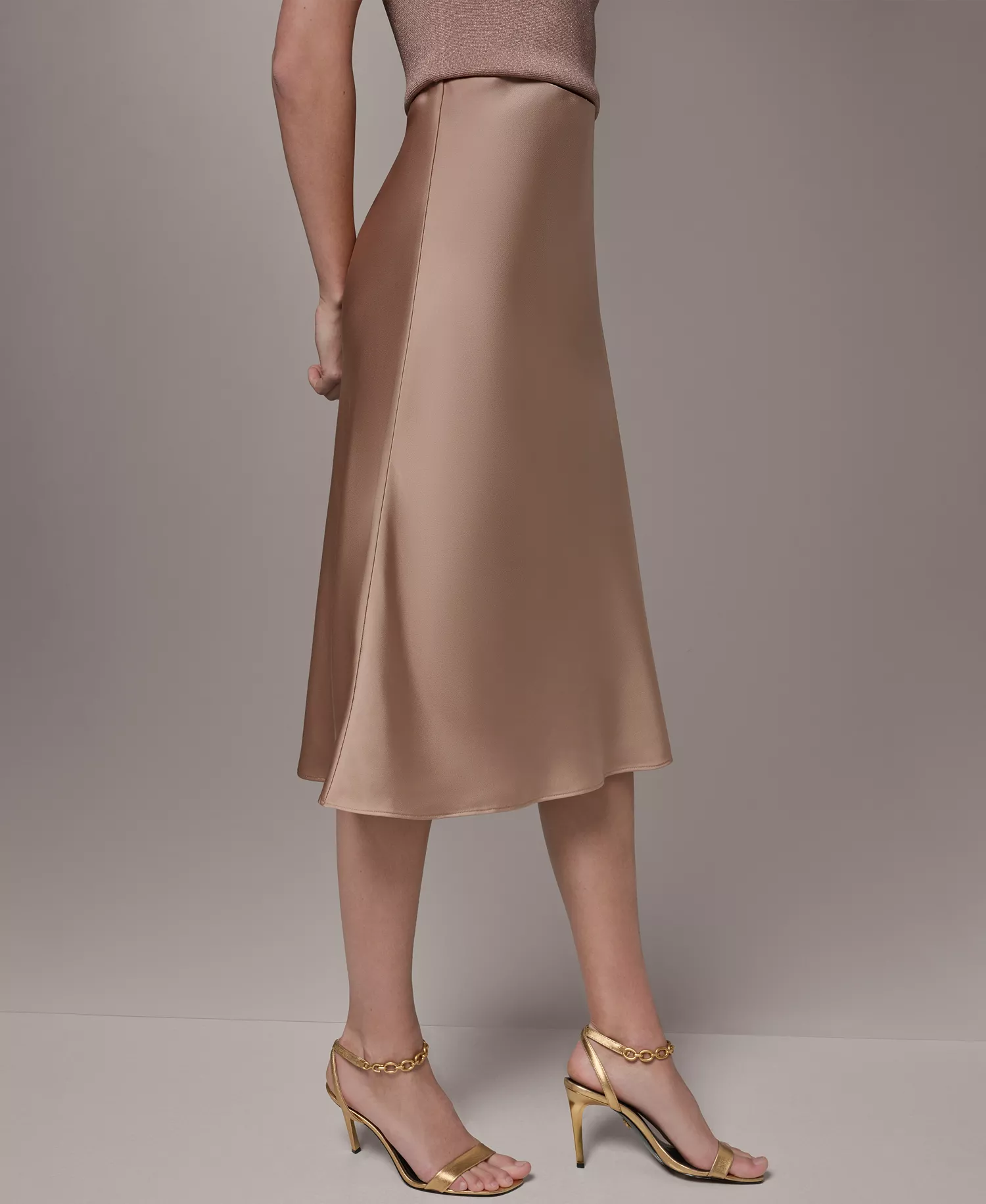 Women's Bias Midi Skirt - Umbria - 0