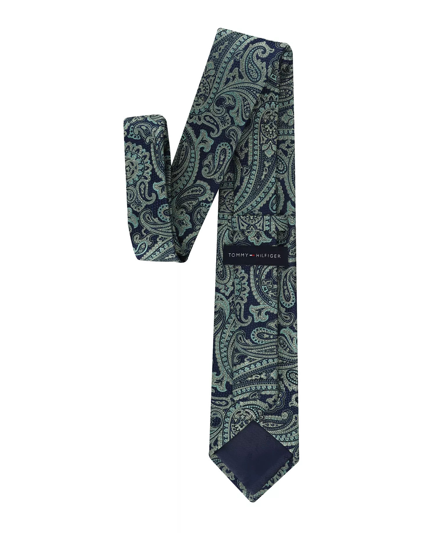 Men's Preston Paisley Tie - Green - ONE SIZE