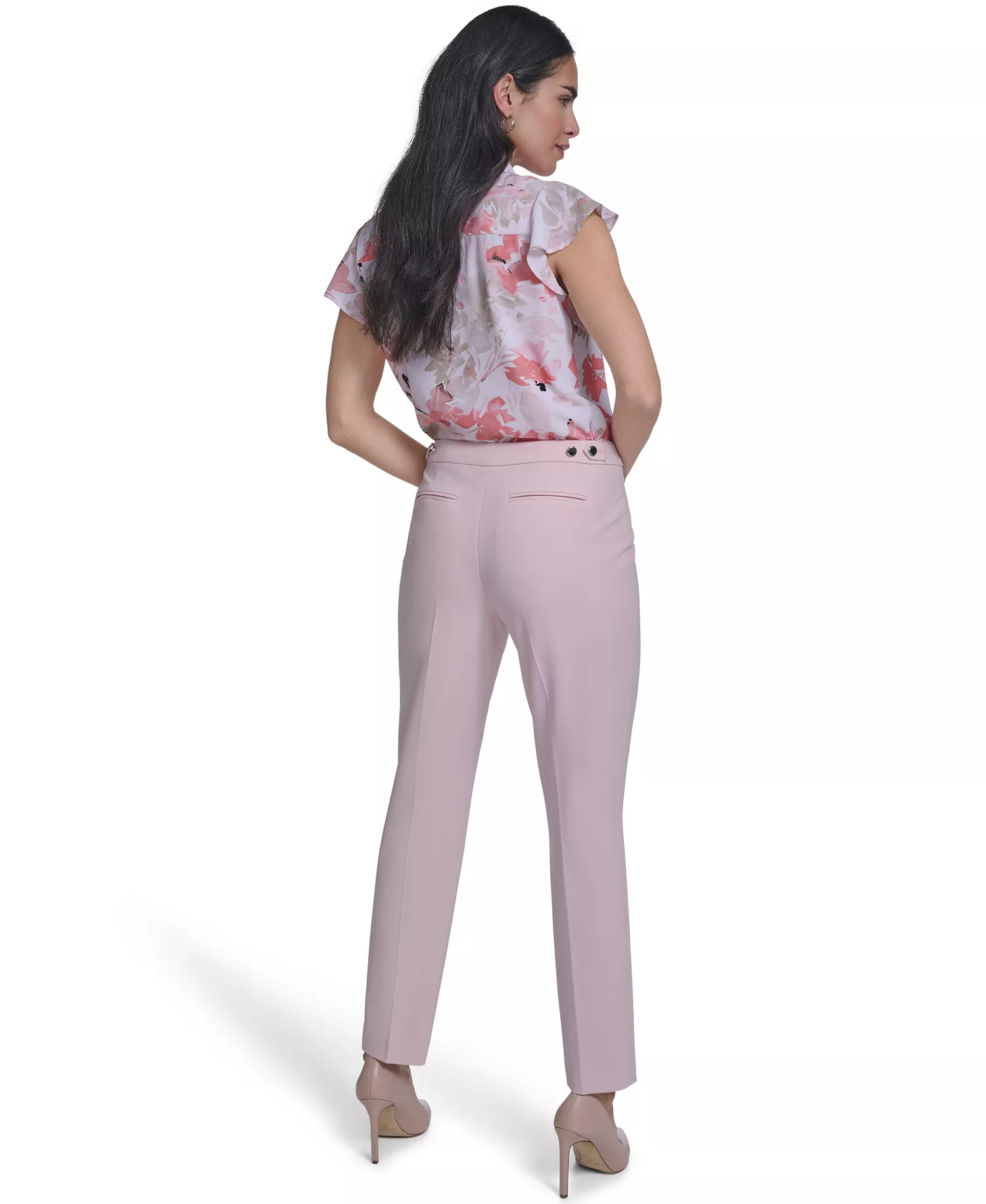 Women's Highline Tapered Leg Suit Pants - Petal - 10