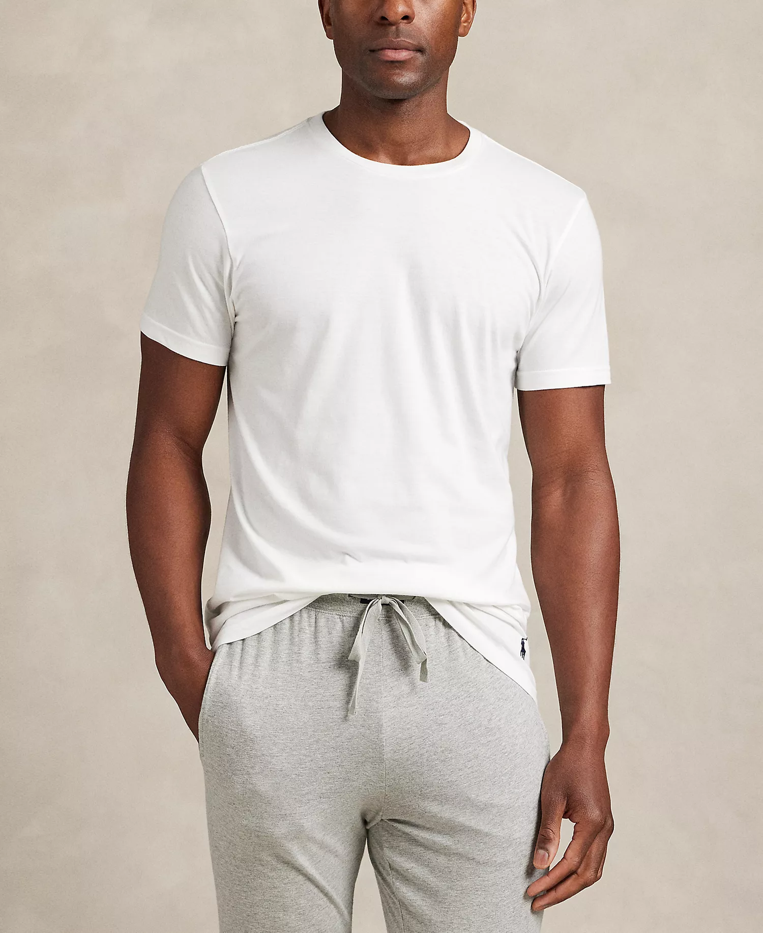 Men's 3-Pack Classic Crewneck T-Shirt - Cruise Navy/White/Moss Agate - L