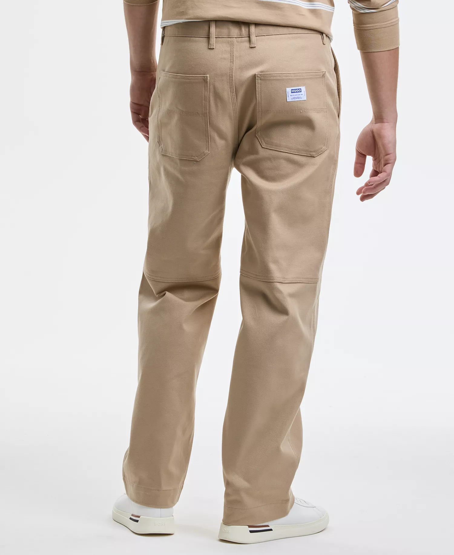 Men's Dalton253 Straight-Fit Canvas Jeans - Tan - 30x32