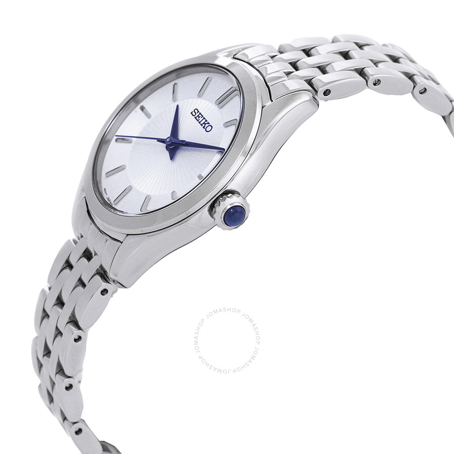 Seiko Discover More Quartz White Dial Ladies Watch