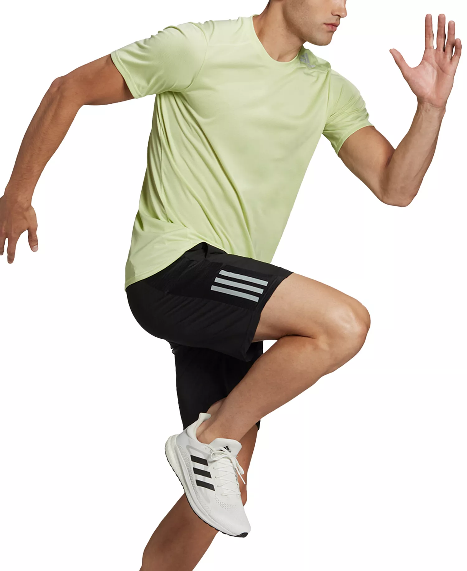 Men's AEROREADY 7" Running Shorts - Black - XL