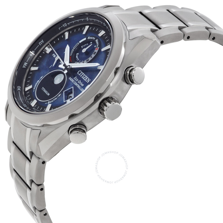 Citizen Tsuki-yomi A-T Perpetual World Time Blue Dial Men's Watch