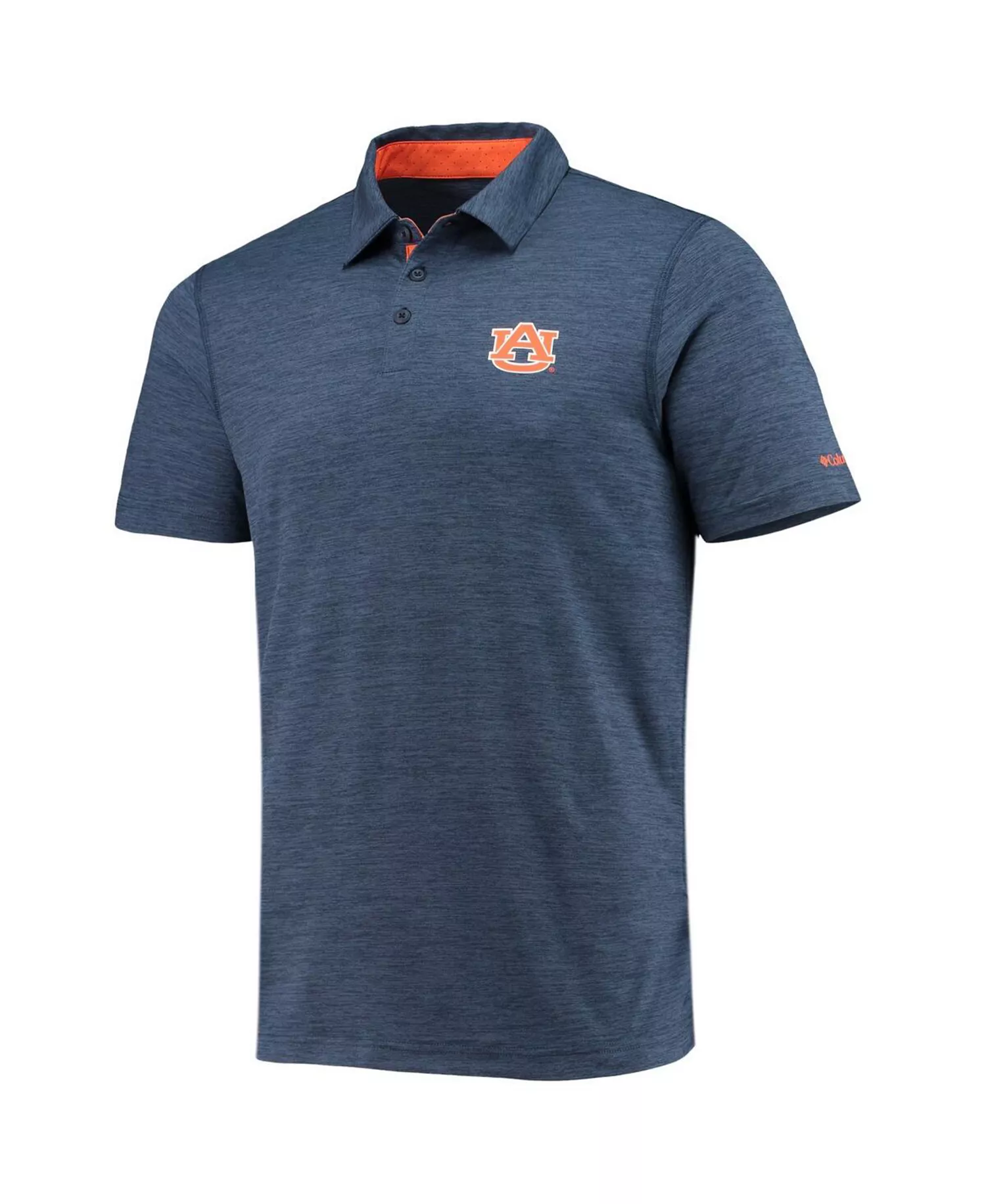 Men's Navy Auburn Tigers Tech Trail Omni-Shade Polo Shirt - Navy - XXL