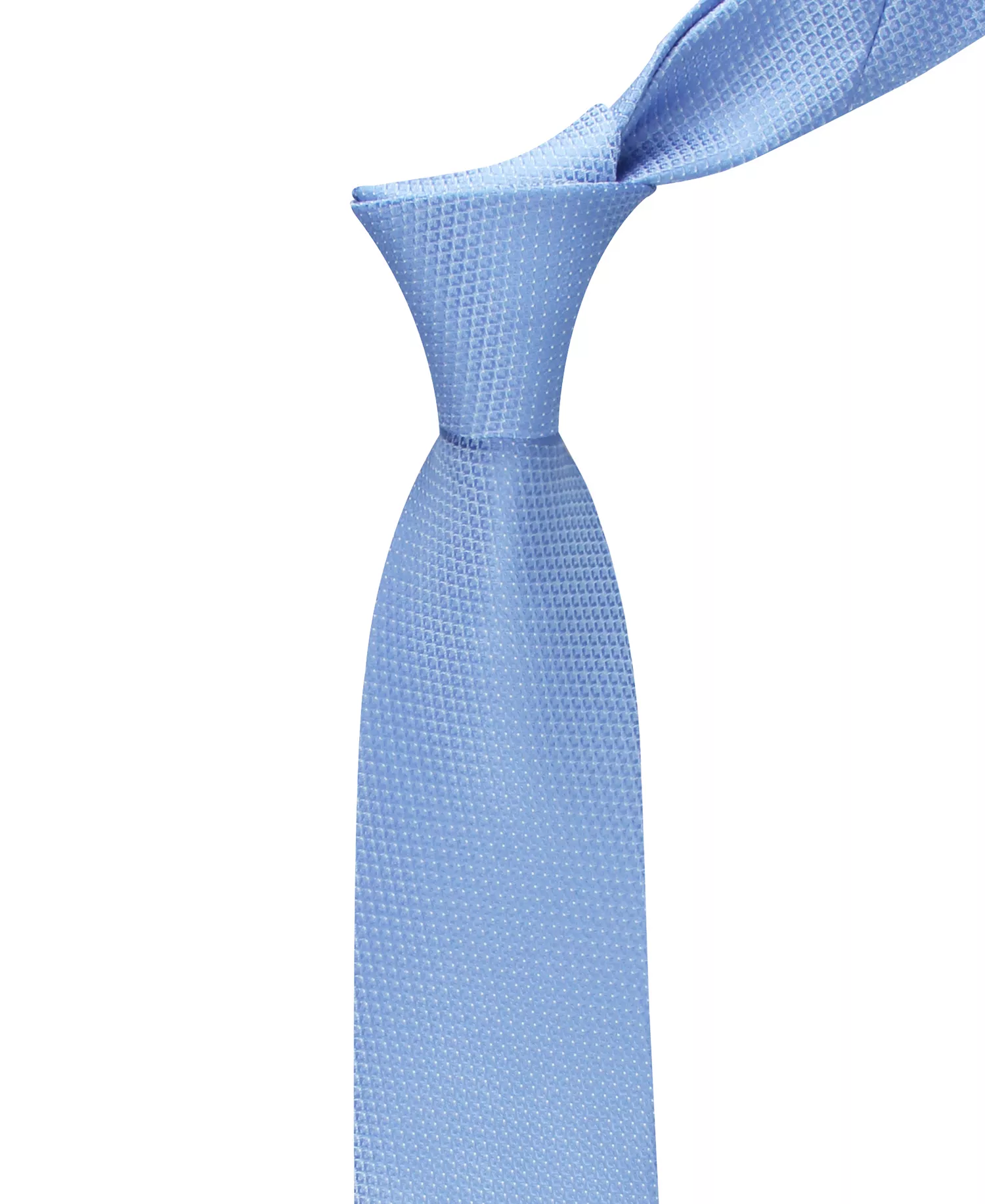 Men's Claudia Geometric Motif Pattern Tie - Light Blue - ONE SIZE