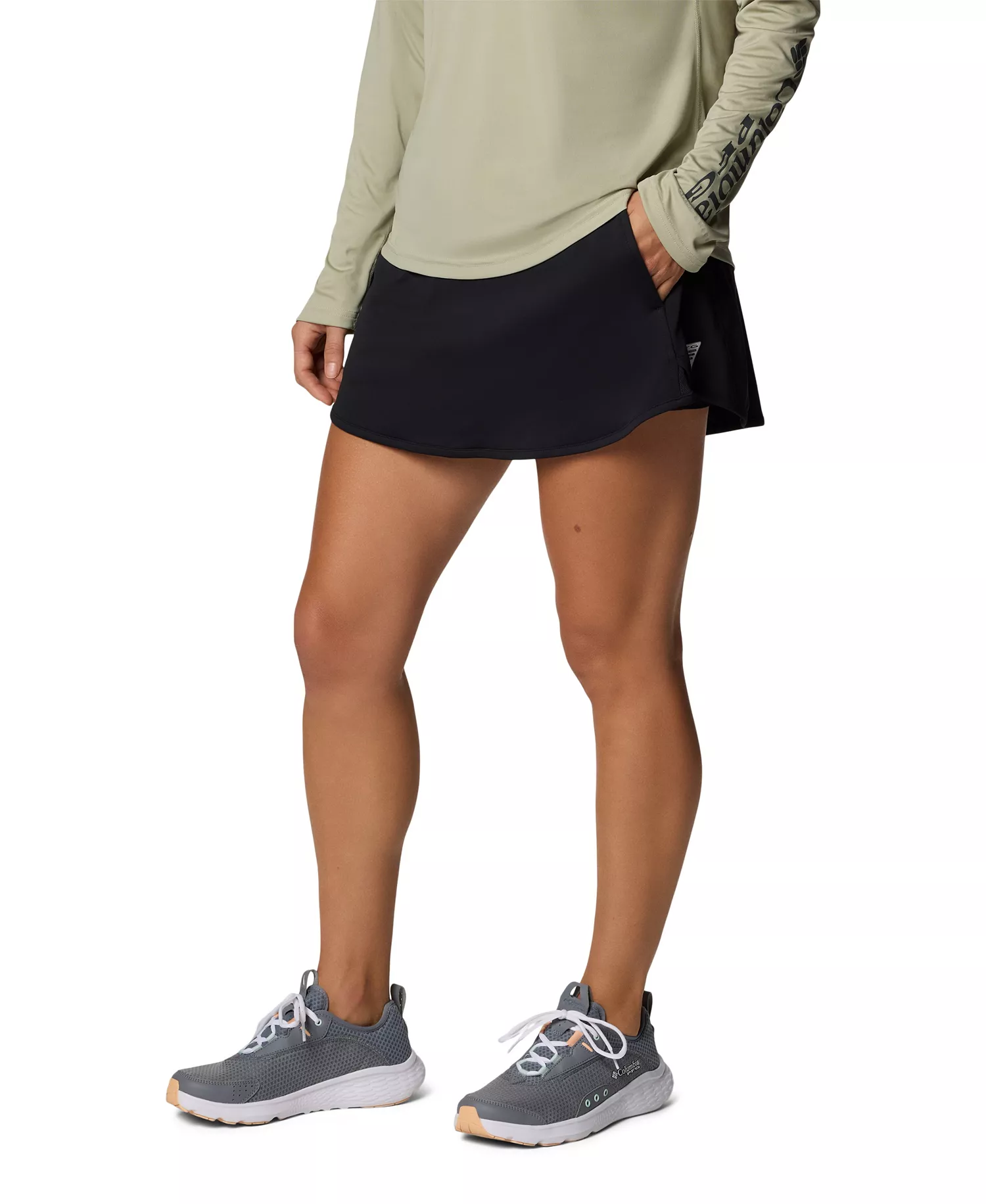 Women's Tidal Knit Skort - Black - L