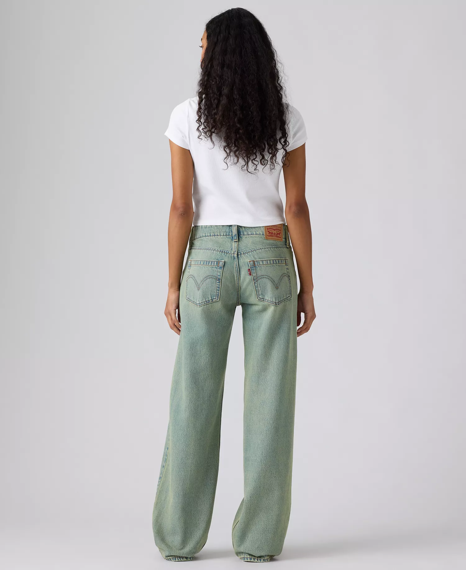 Women's Super Low Loose Fit Jeans - Miners Business - 24