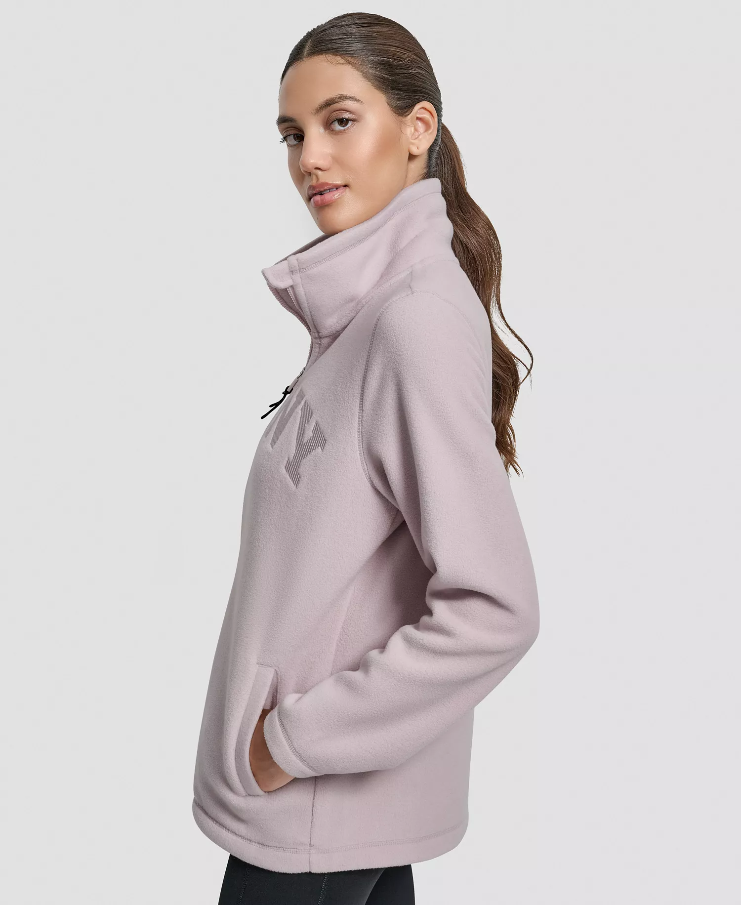 Women's Full-Zip Varsity Logo Top - Allure - L